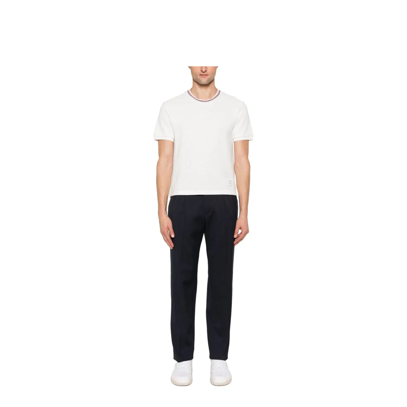Cotton Waffle Rib Cuff T-Shirt
