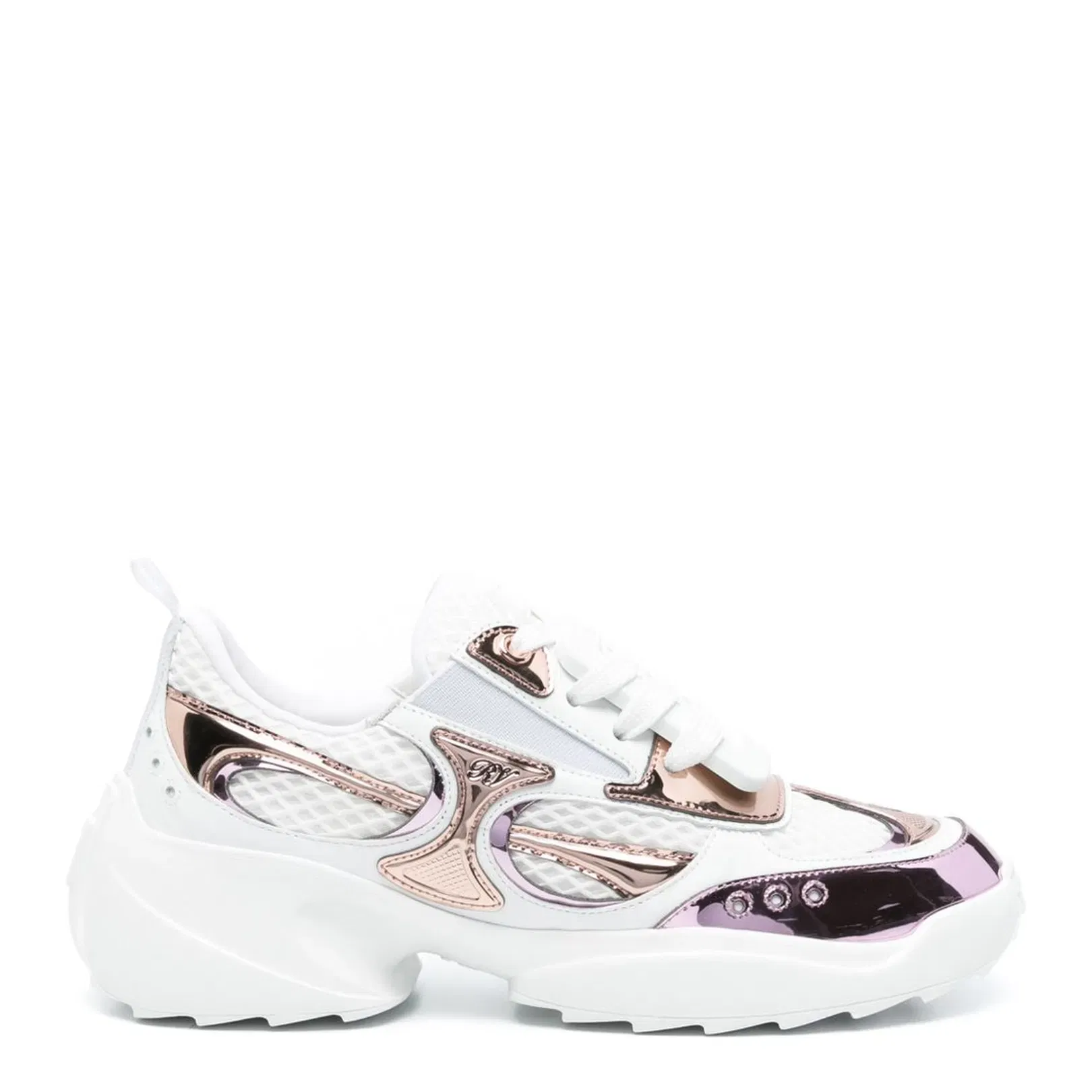 Viv' on the Run Sneakers in Leather and Fabric