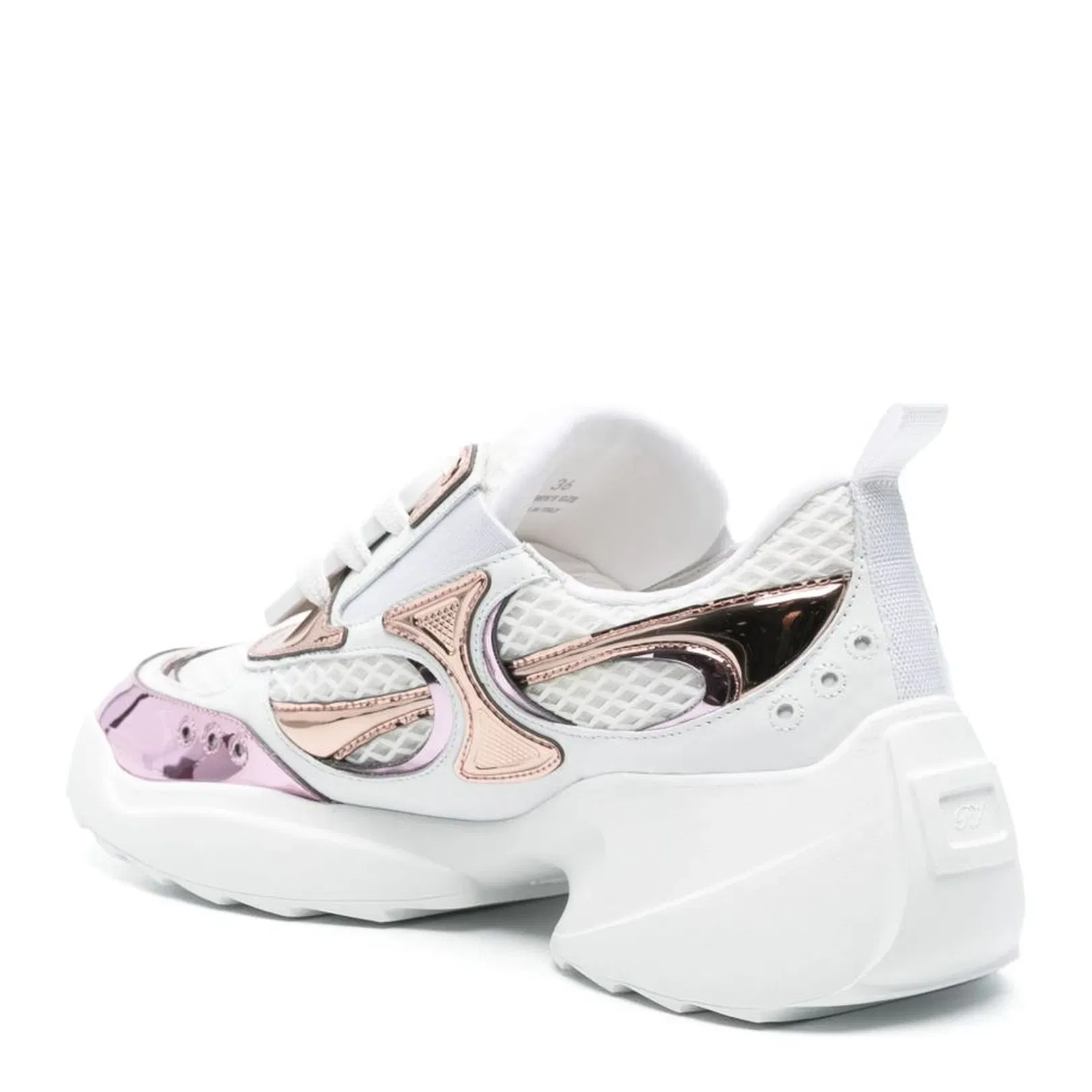 Viv' on the Run Sneakers in Leather and Fabric