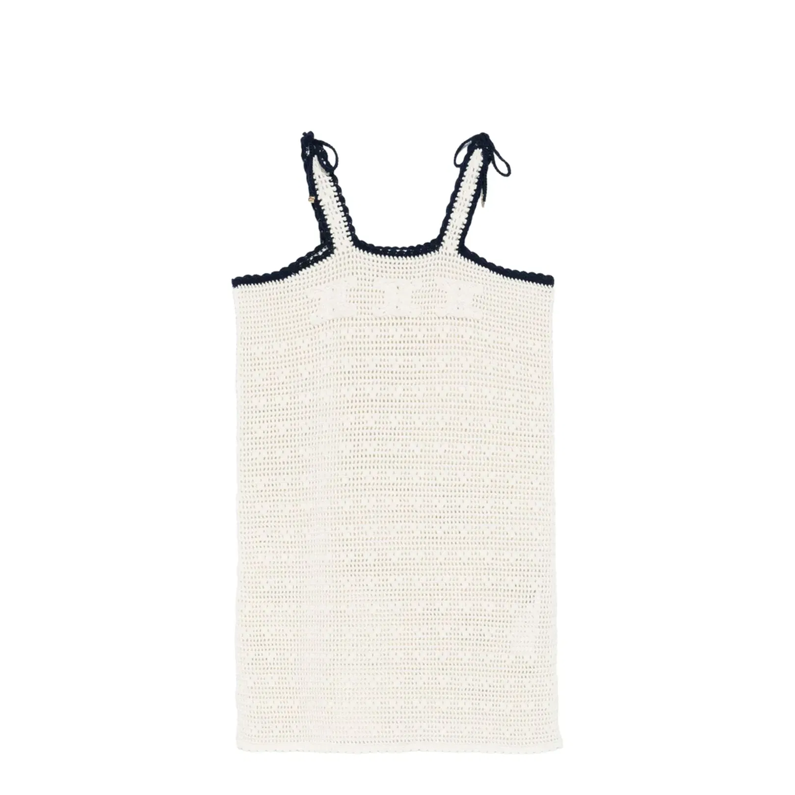 Triomphe Crop Top in Crochetted Cotton
