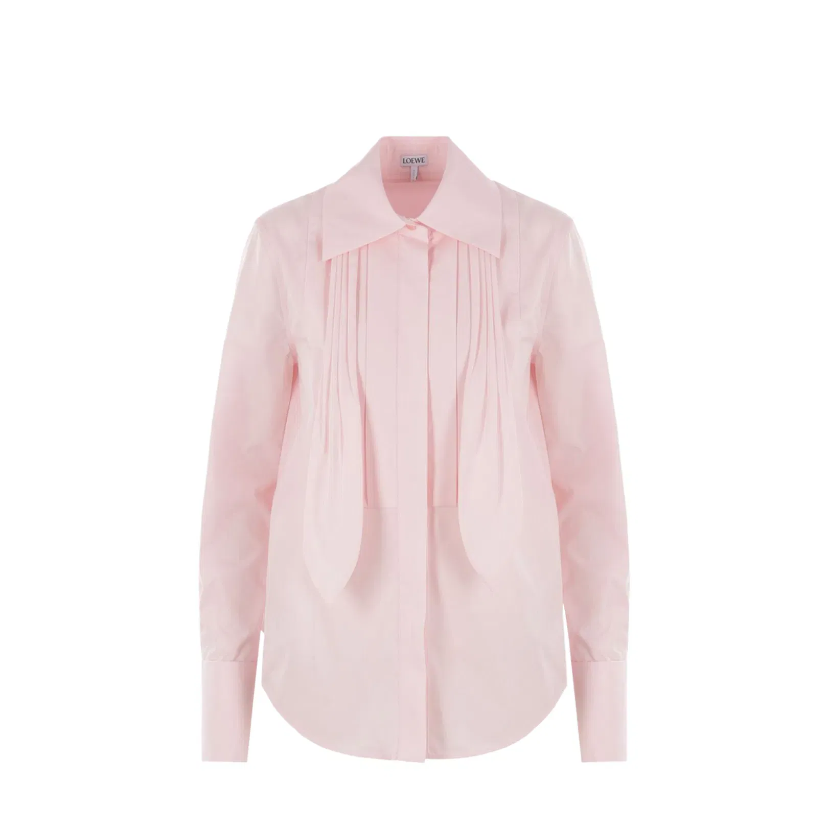 Draped Cotton Shirt