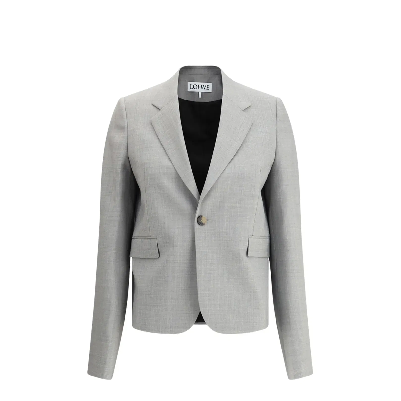Jacket in Wool Grey