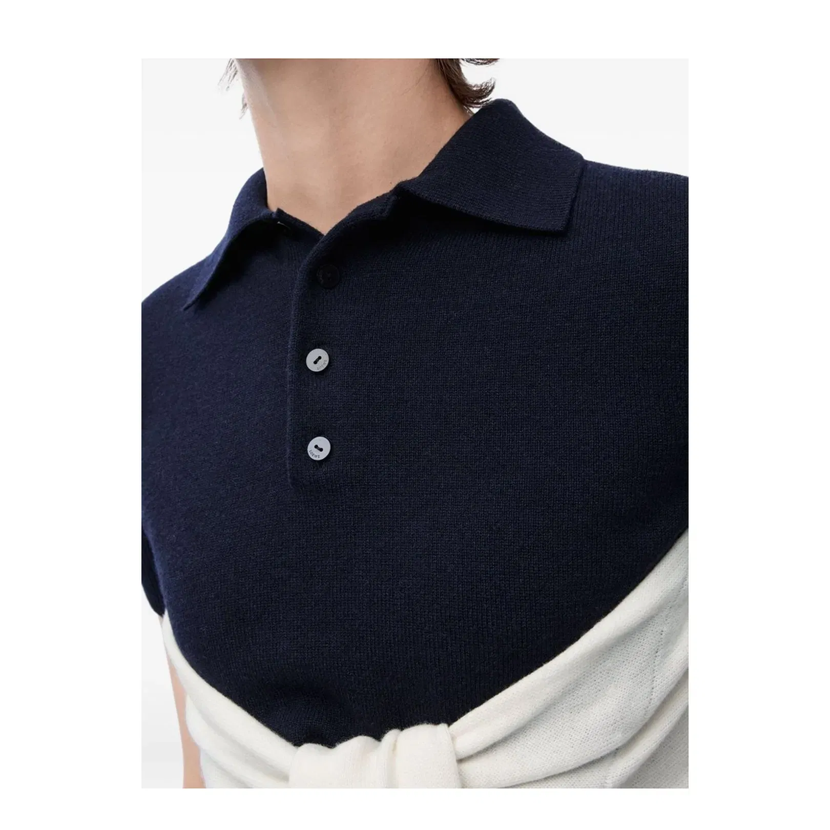 Wool and Cashmere Polo Shirt
