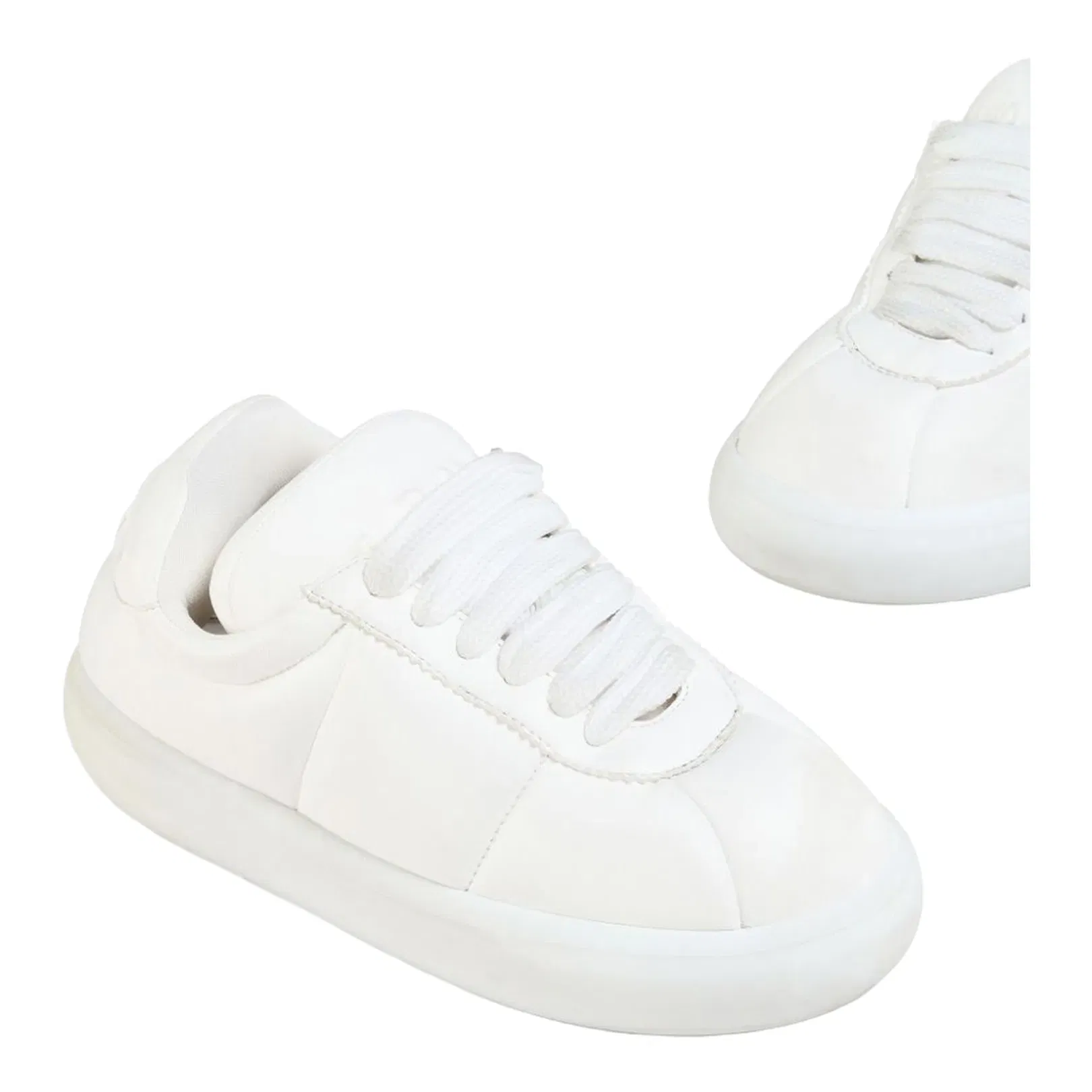 White Leather BigFoot 2.0 Sneaker