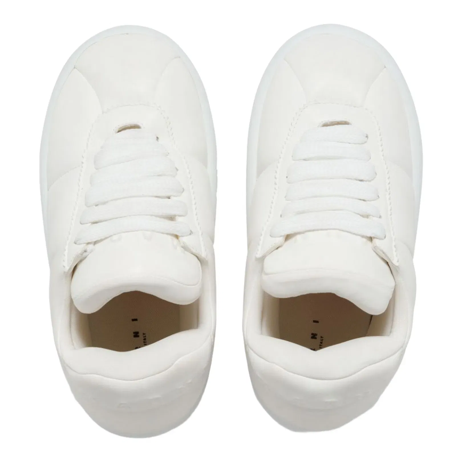 White Leather BigFoot 2.0 Sneaker