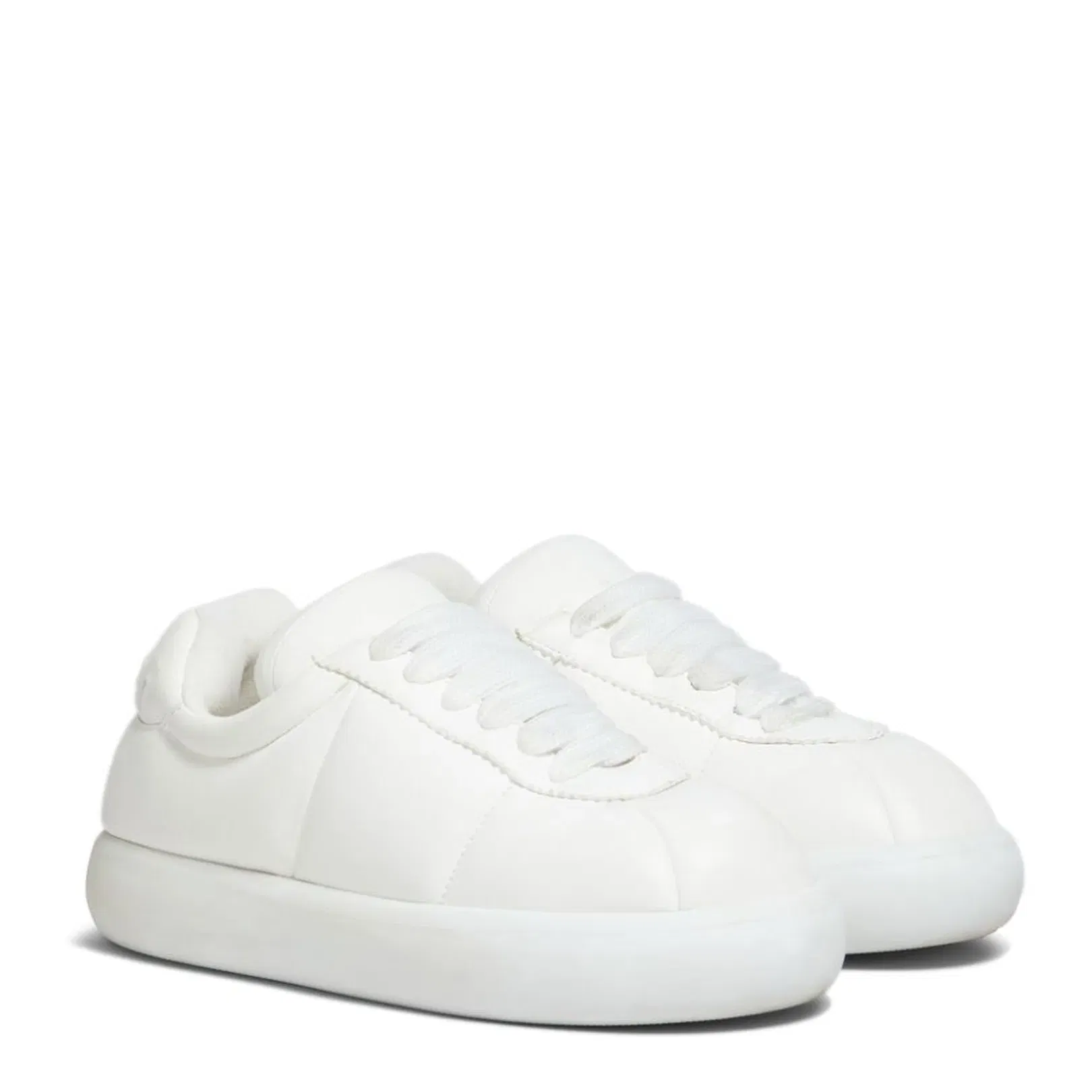 White Leather BigFoot 2.0 Sneaker
