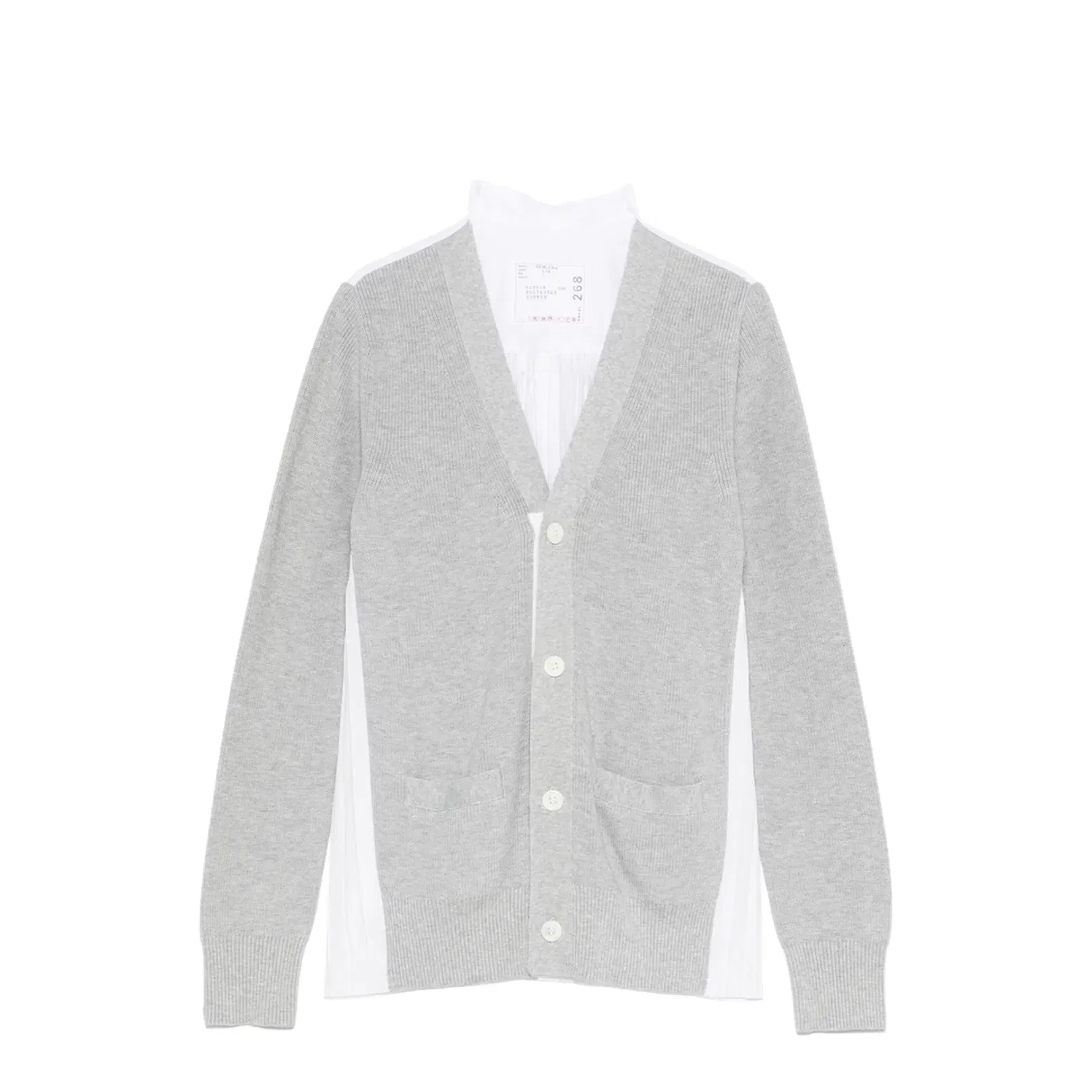 White V-Necked Cardigan
