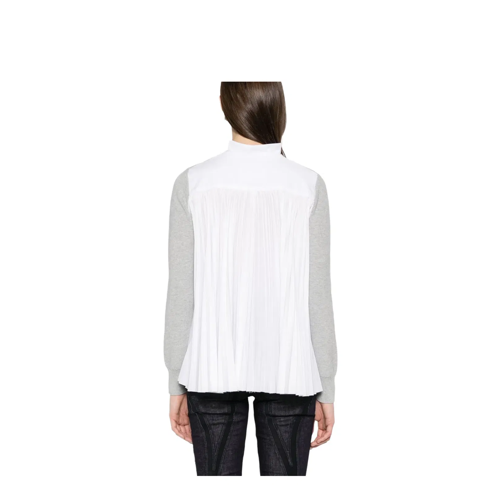 White V-Necked Cardigan