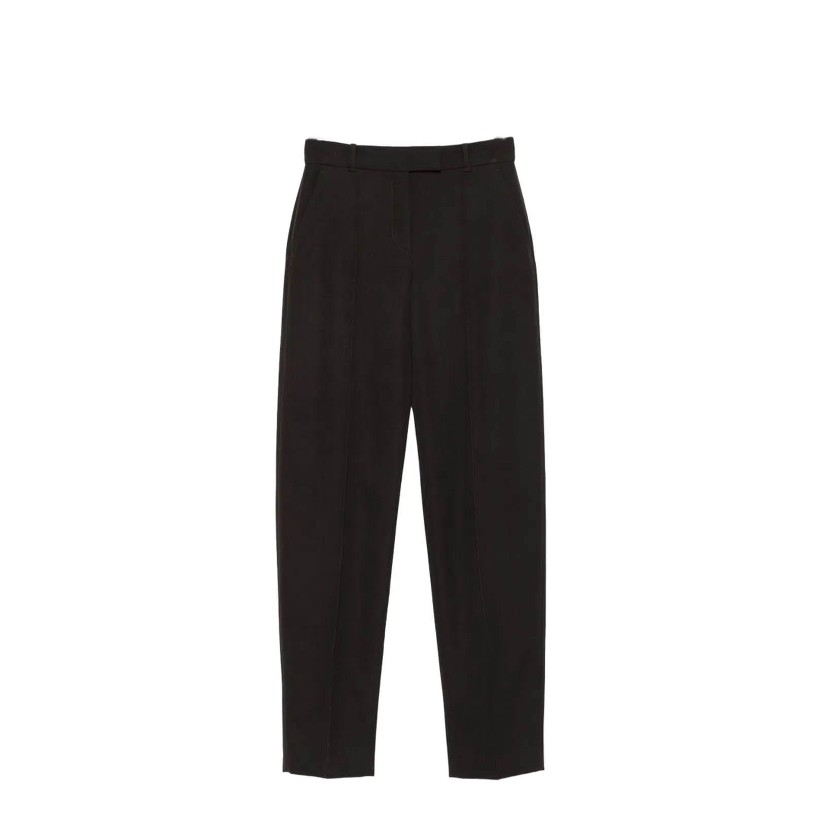 Brown Pressed Crease Pants