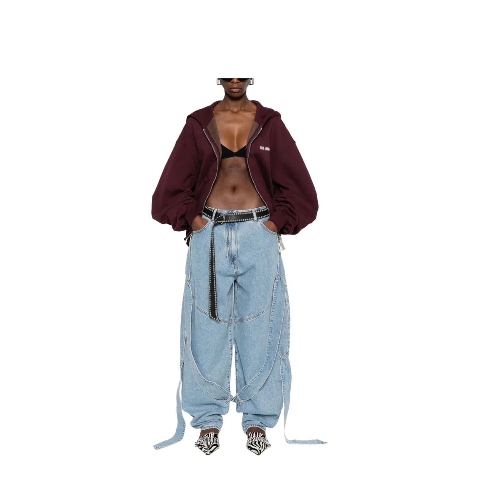 Light Blue Denim Classic Five Pockets Pants