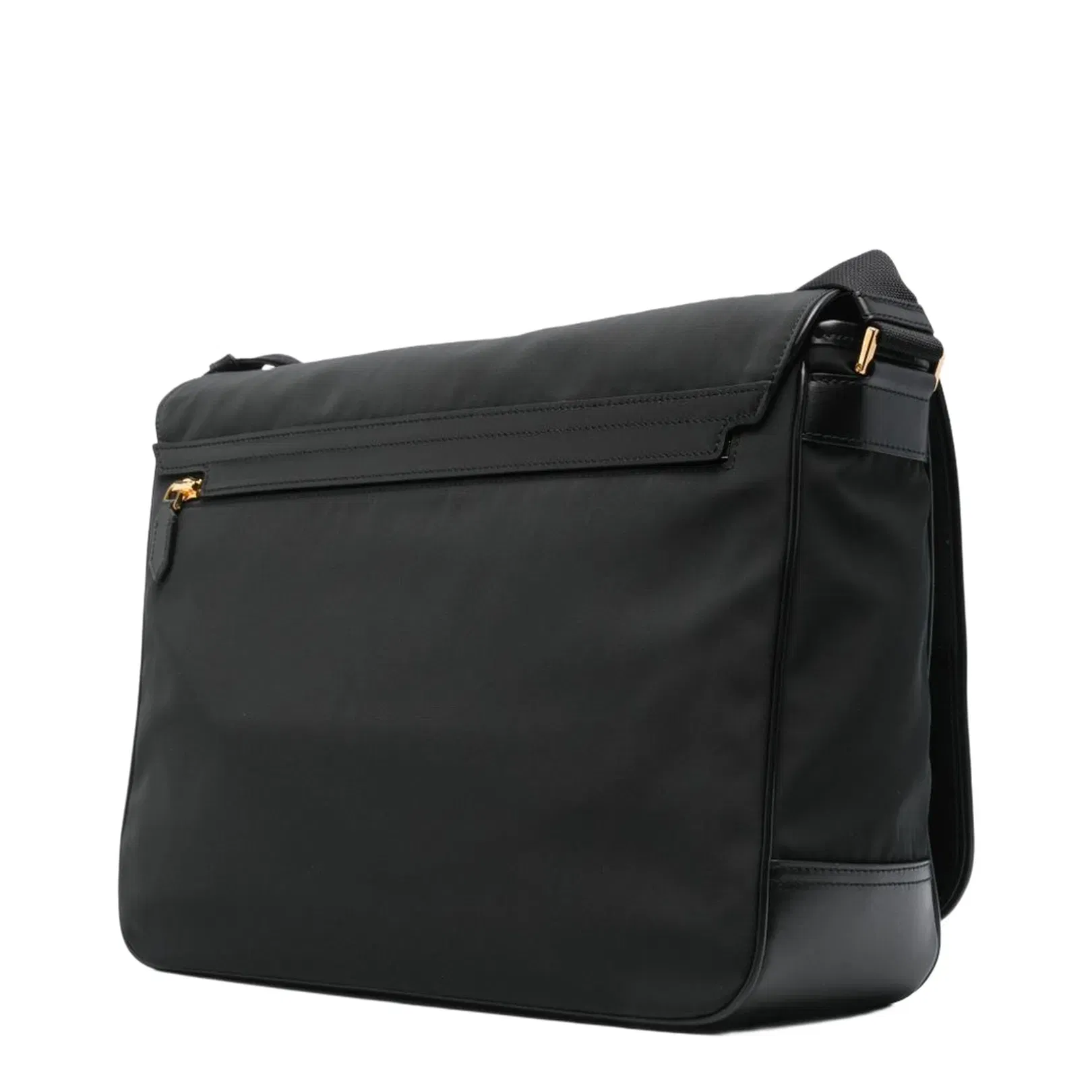 Recycled Nylon Large Messenger Bag