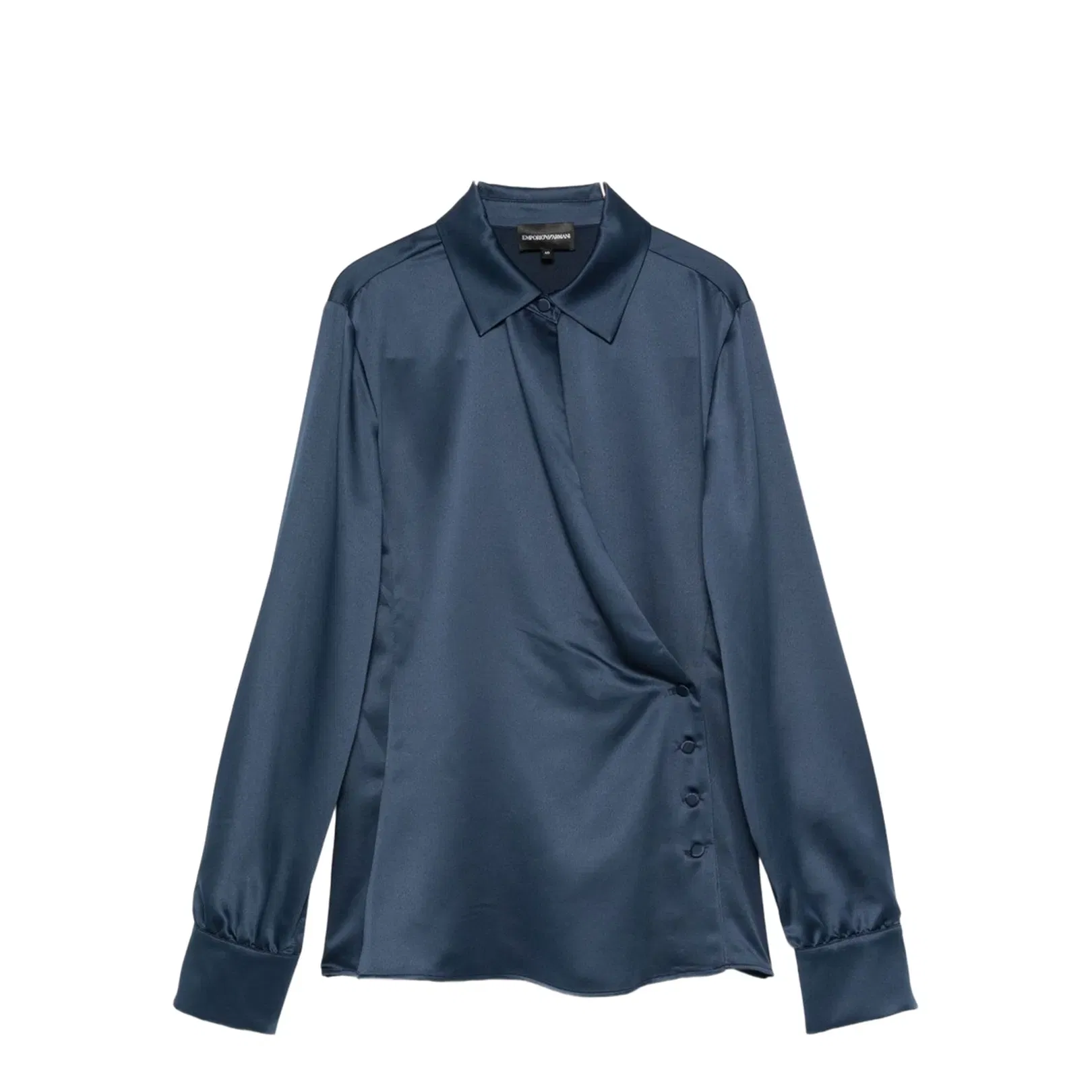 Wrap Front Long Sleeve Shirt