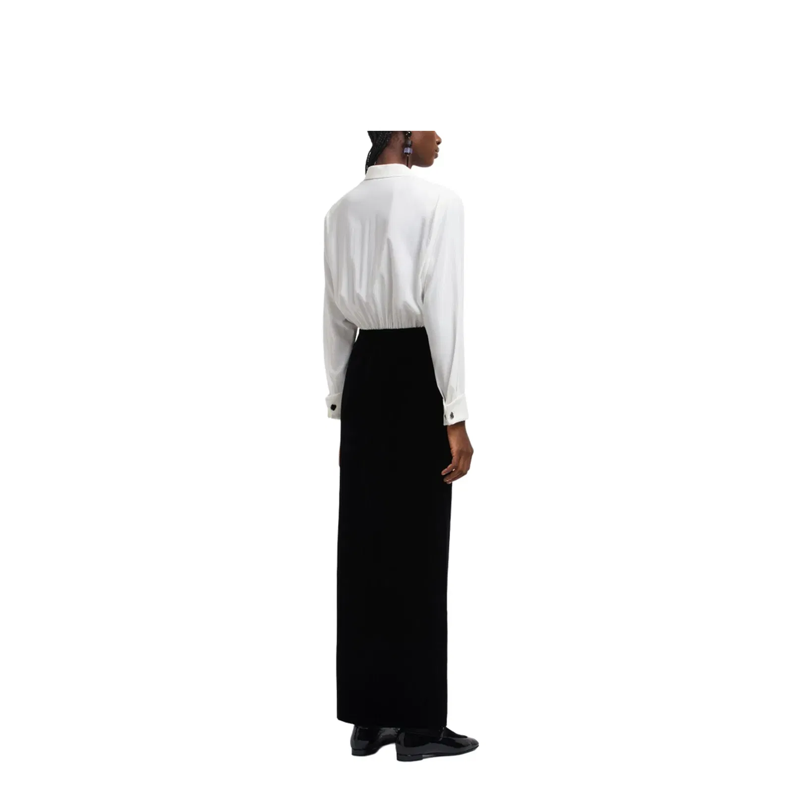 Off-White Velvet Skirt