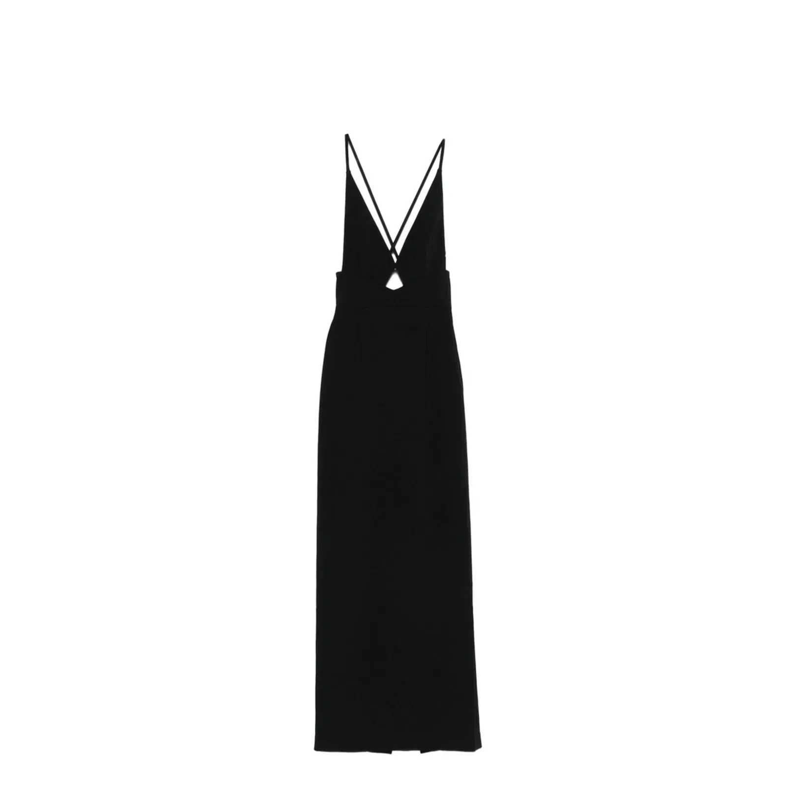 Cross-Back Straps Maxi Dress