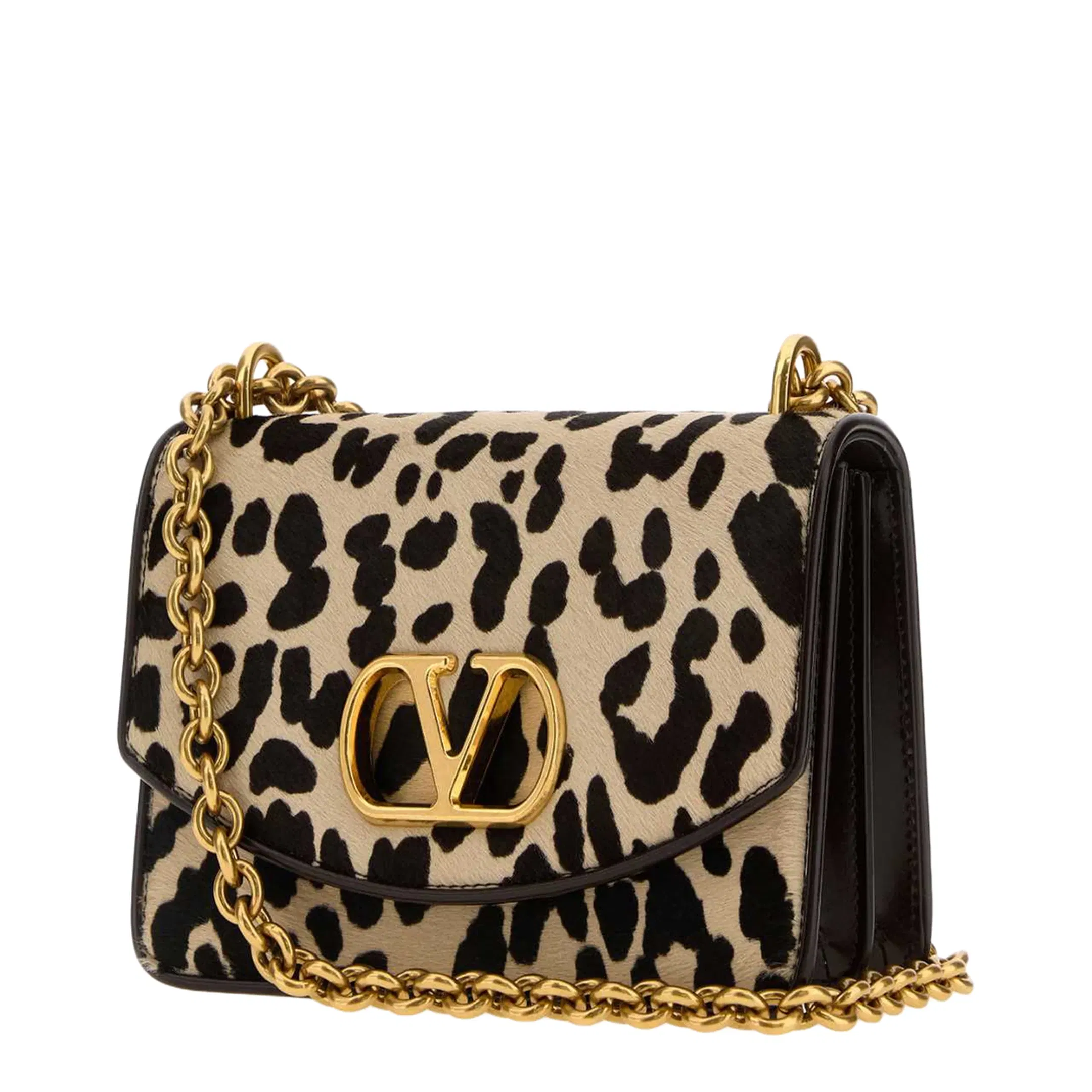 Small Shoulder Bag in Pony-Effect Calfskin