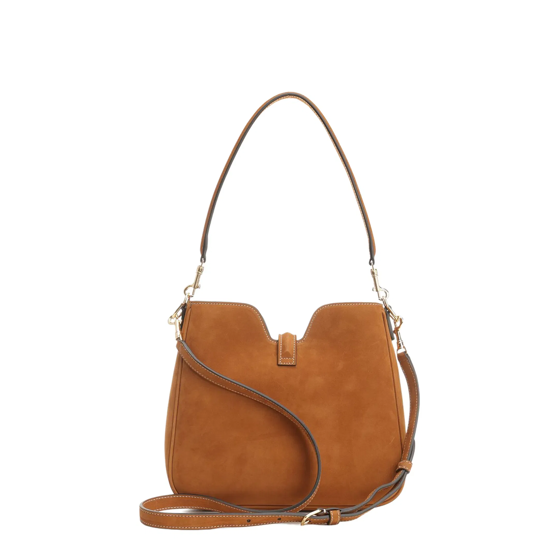 Small Camille 16 Soft Bag in Nubuck Calfskin