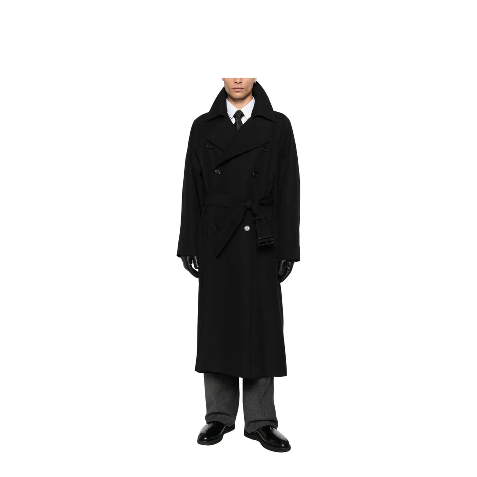 Long Wool Coats - Black