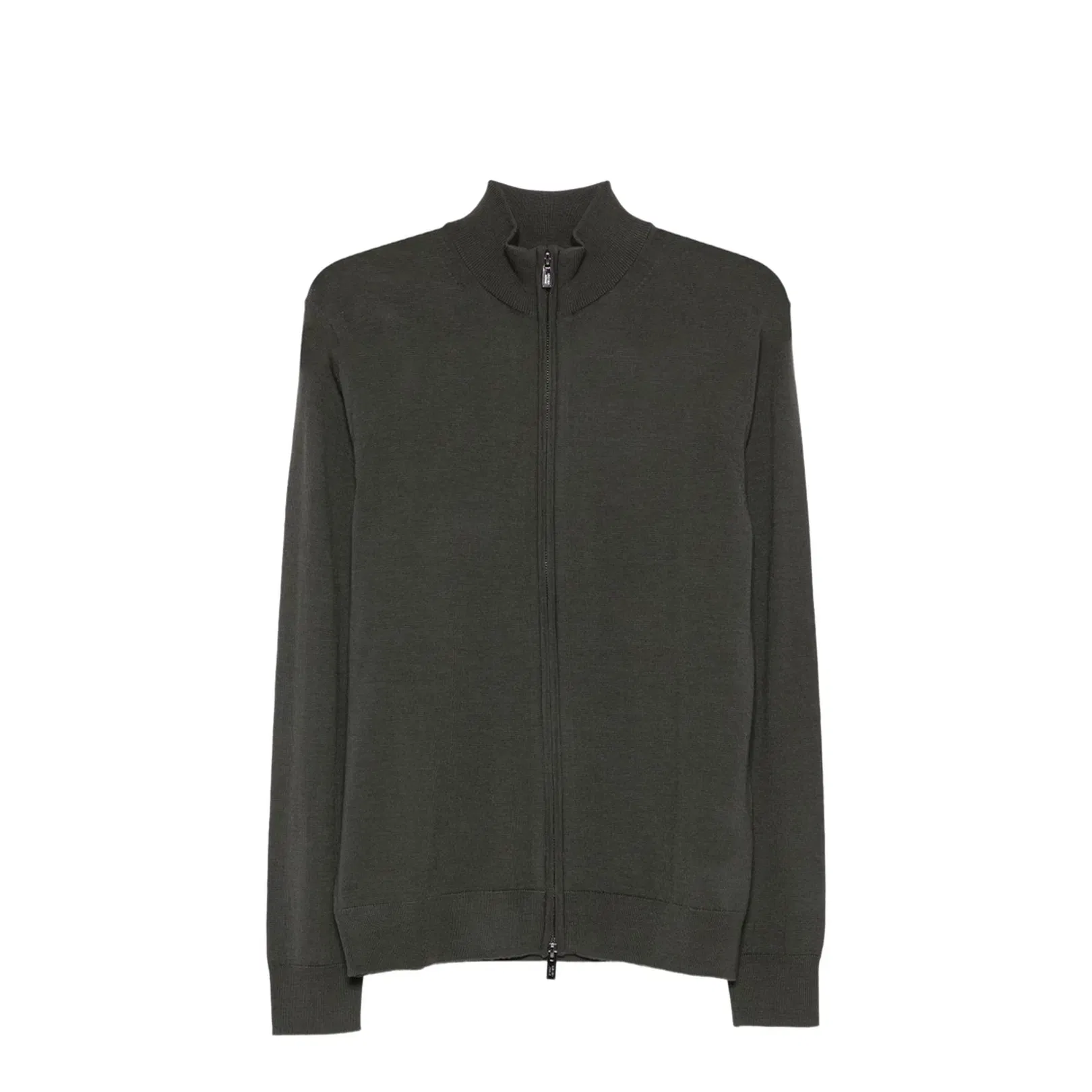 High Neck Zip Fastening Sweater
