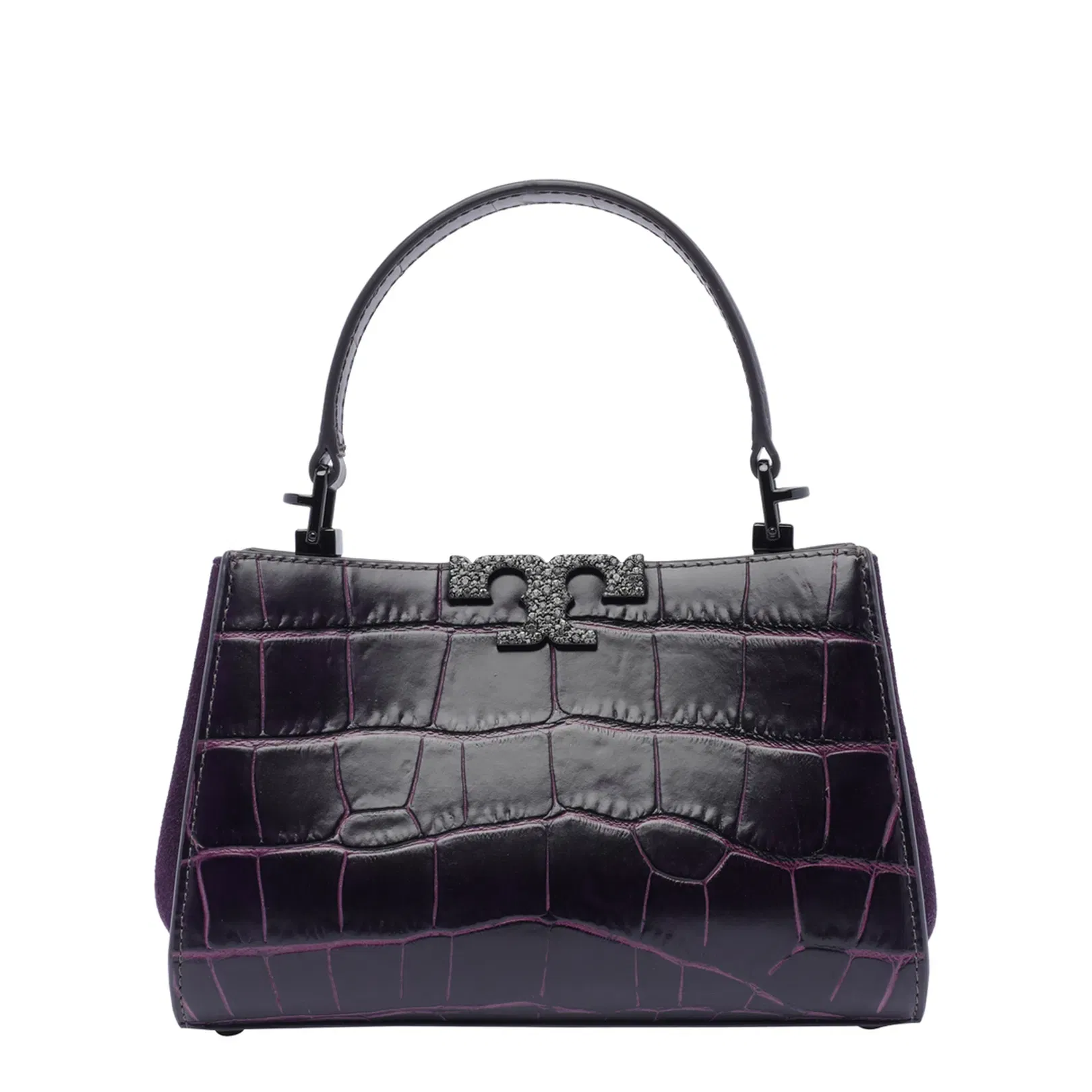 Eleanor Croc Embossed Mini Satchel