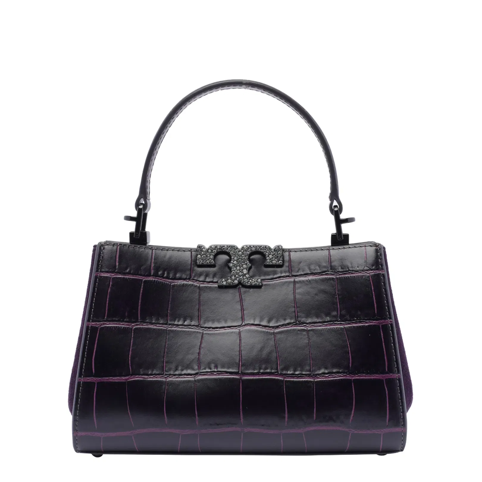 Eleanor Croc Embossed Mini Satchel