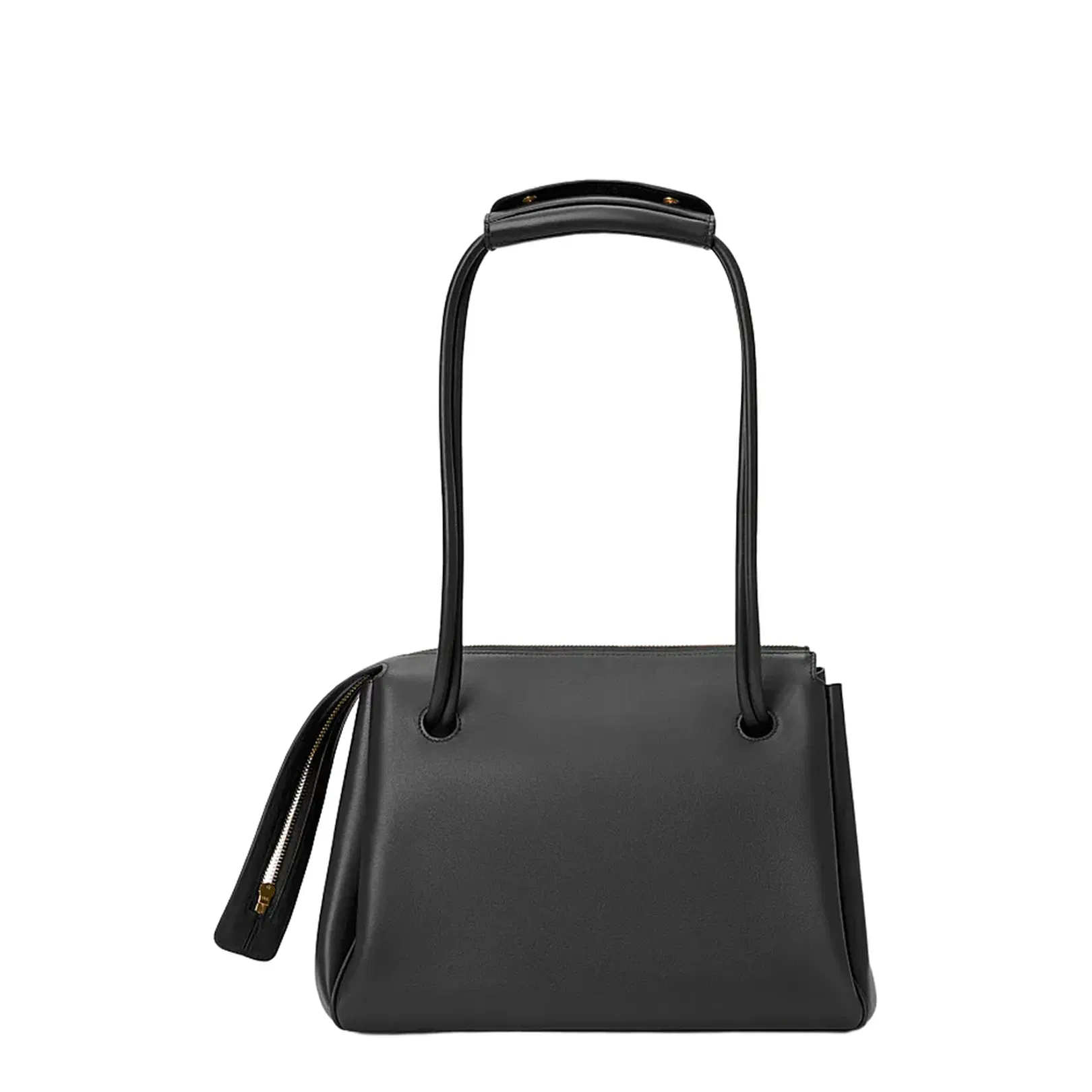 Madrid Medium Calfskin Shoulder Bag - Black