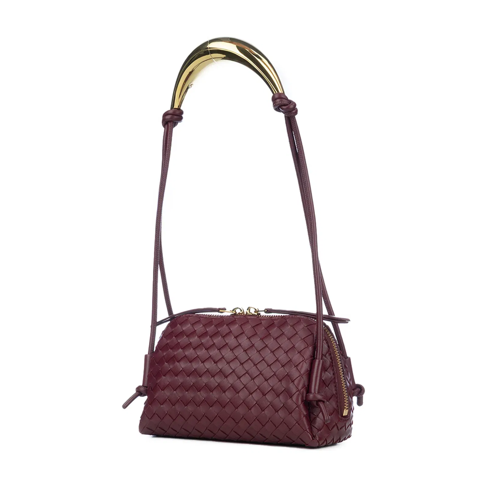 Sardine Leather Handbags - Burgundy