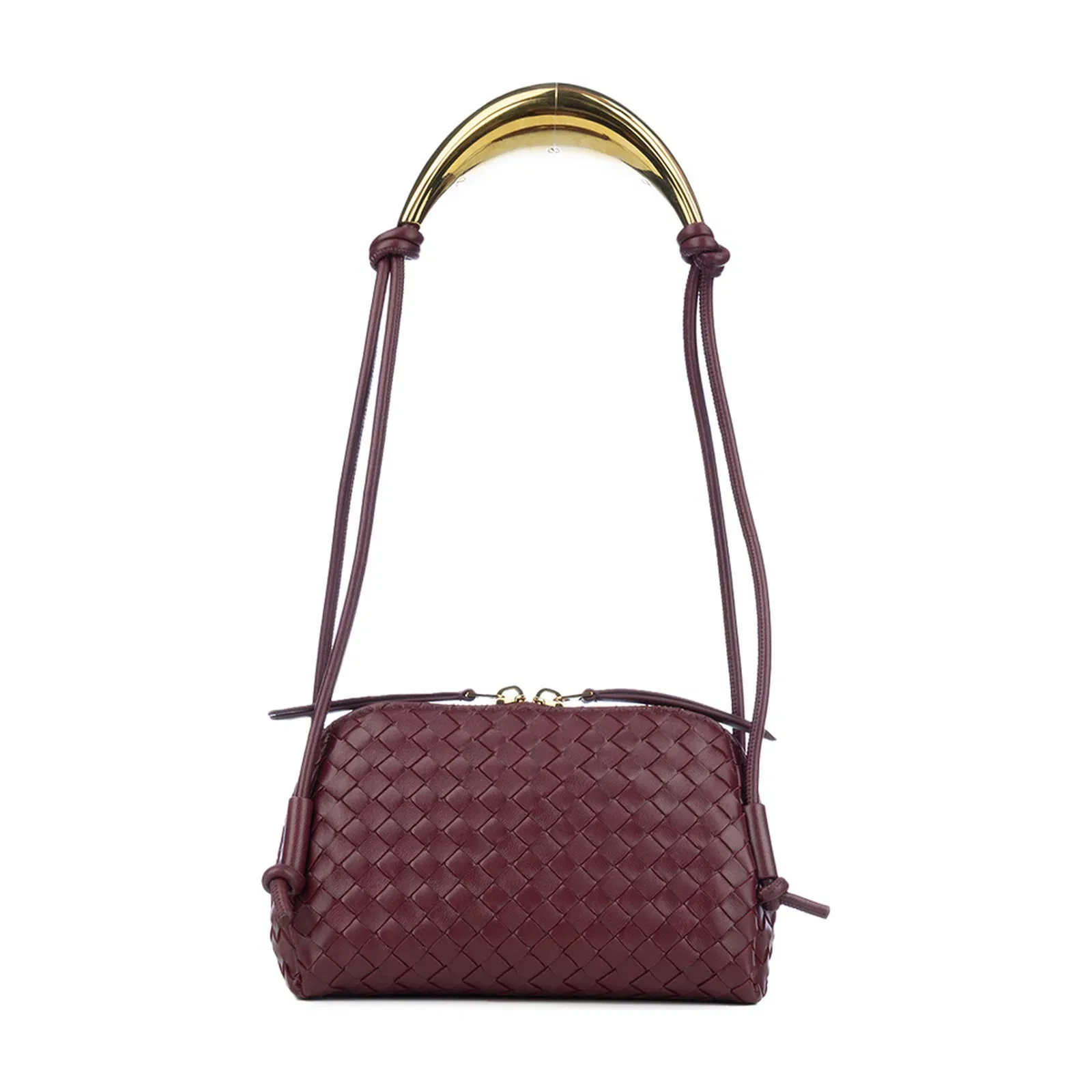 Sardine Leather Handbags - Burgundy