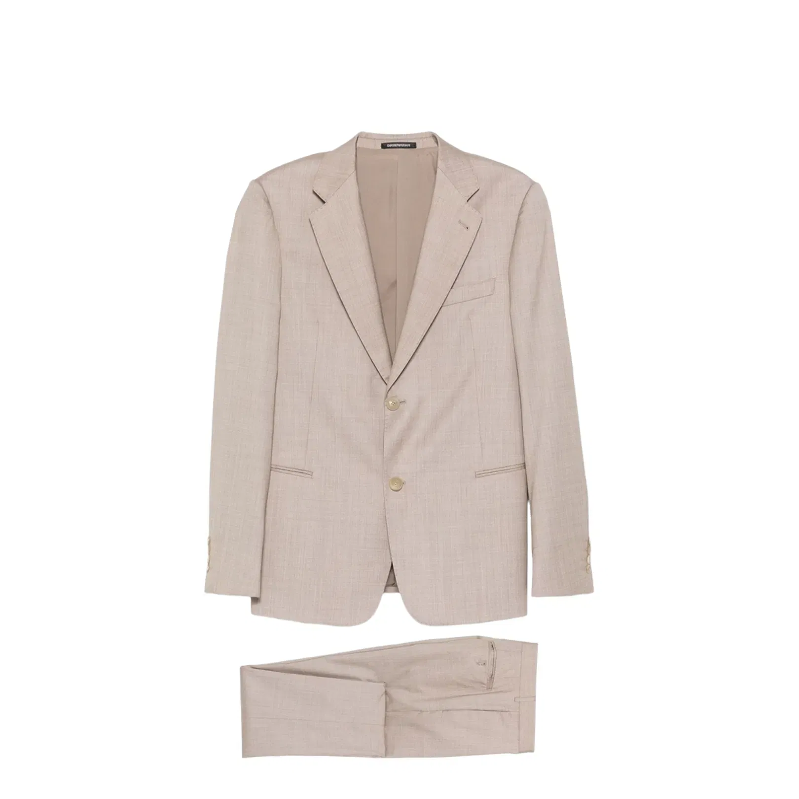 Single-breasted suit with micro jacquard