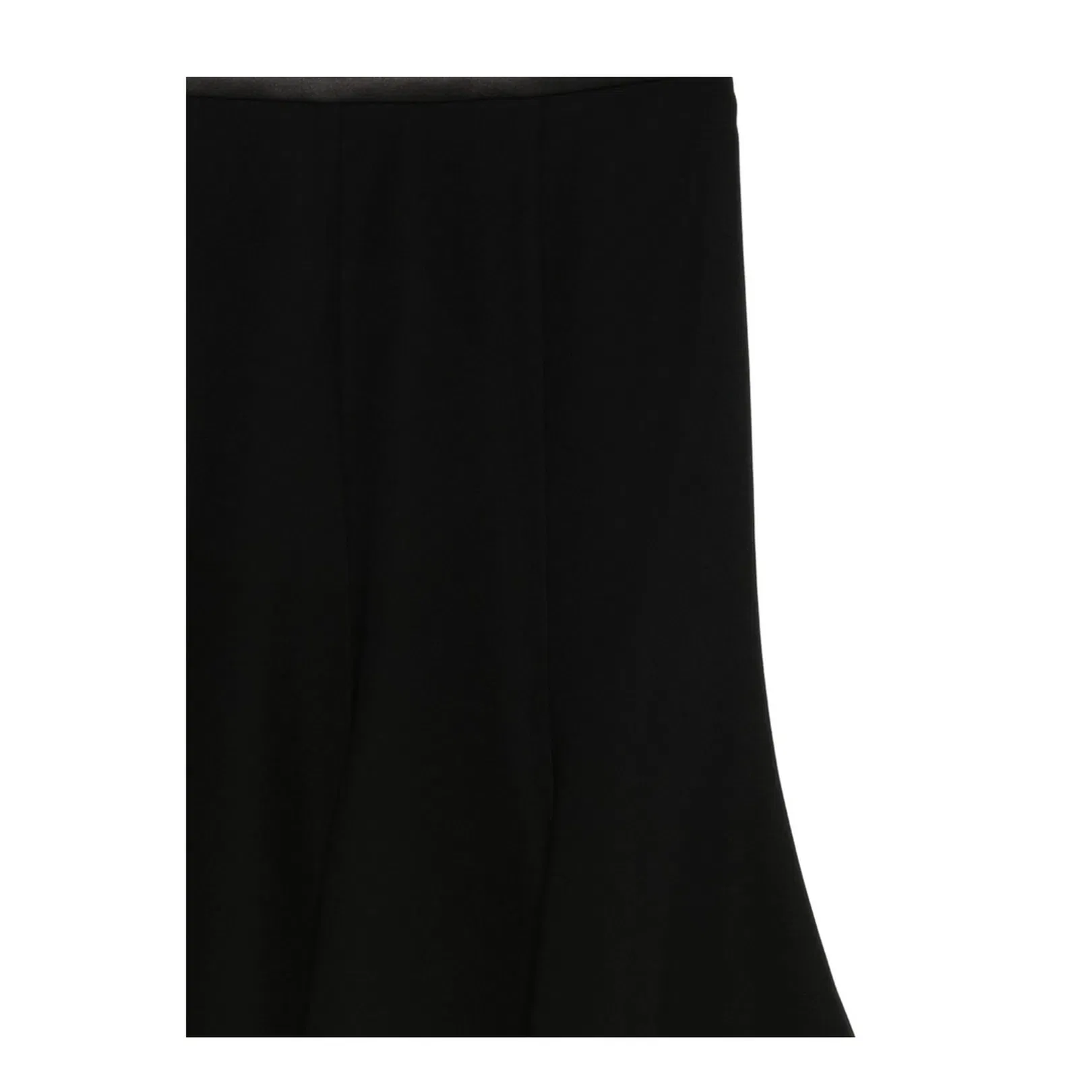 Flared Hem Skirt Black