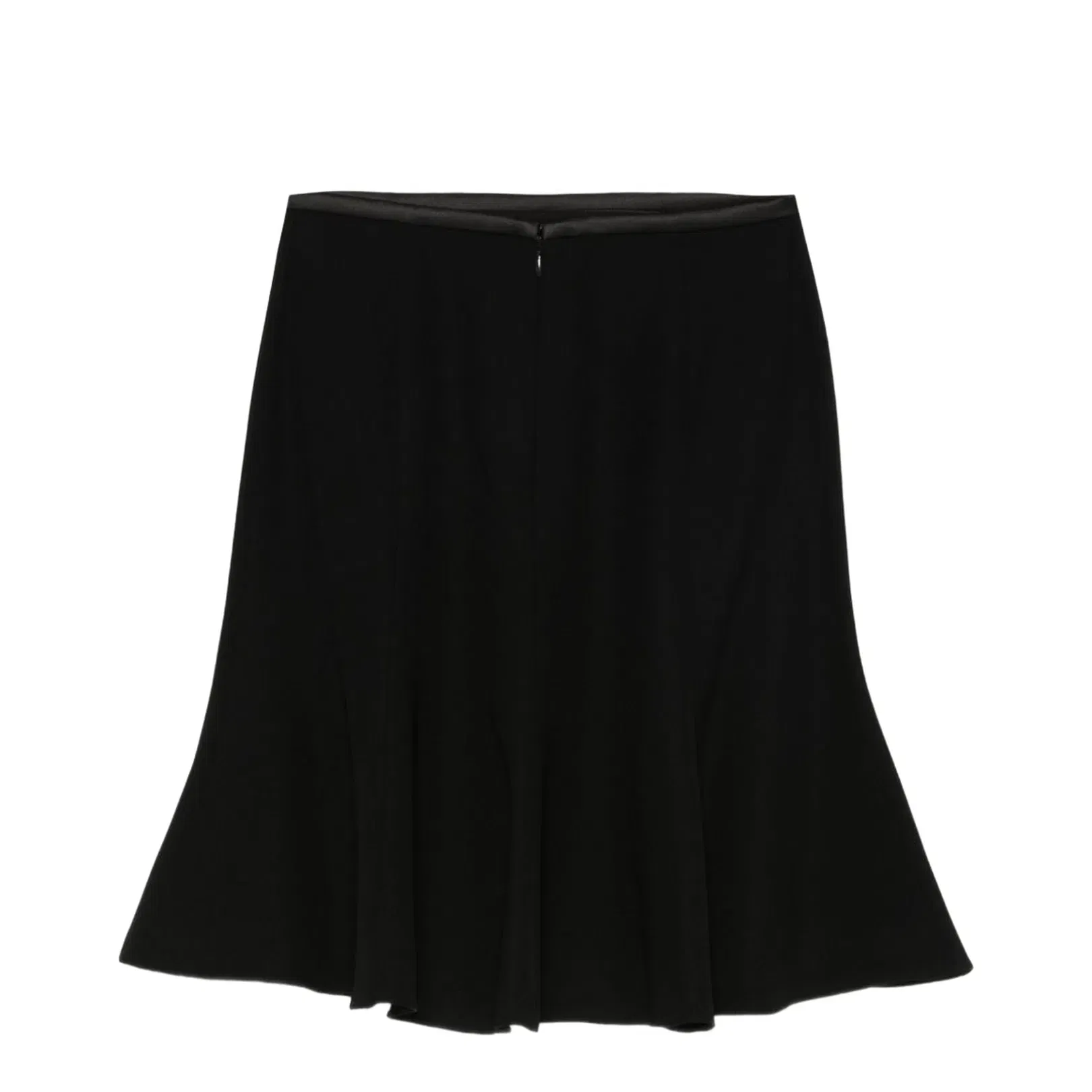 Flared Hem Skirt Black