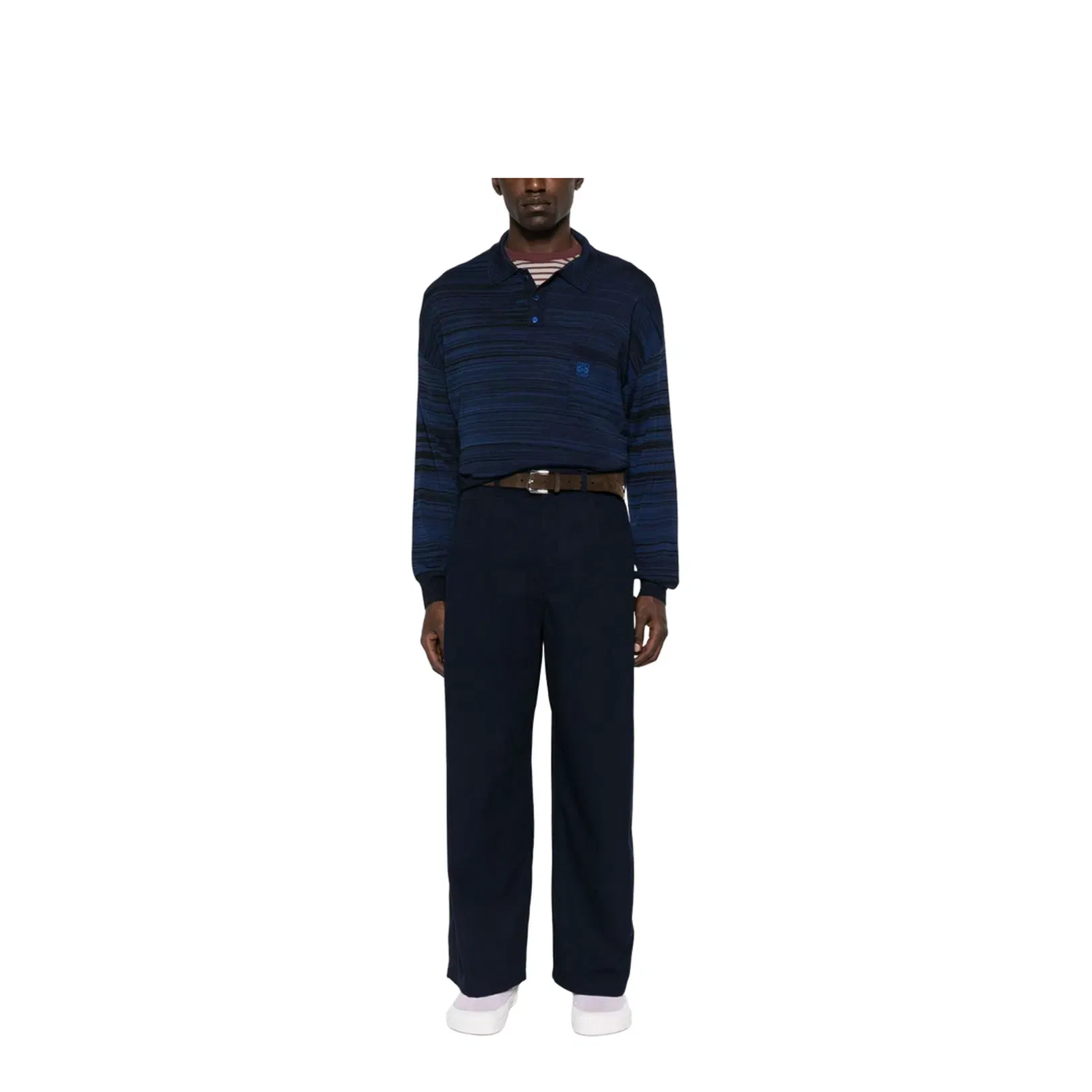 Anagram Wool Polo Shirt