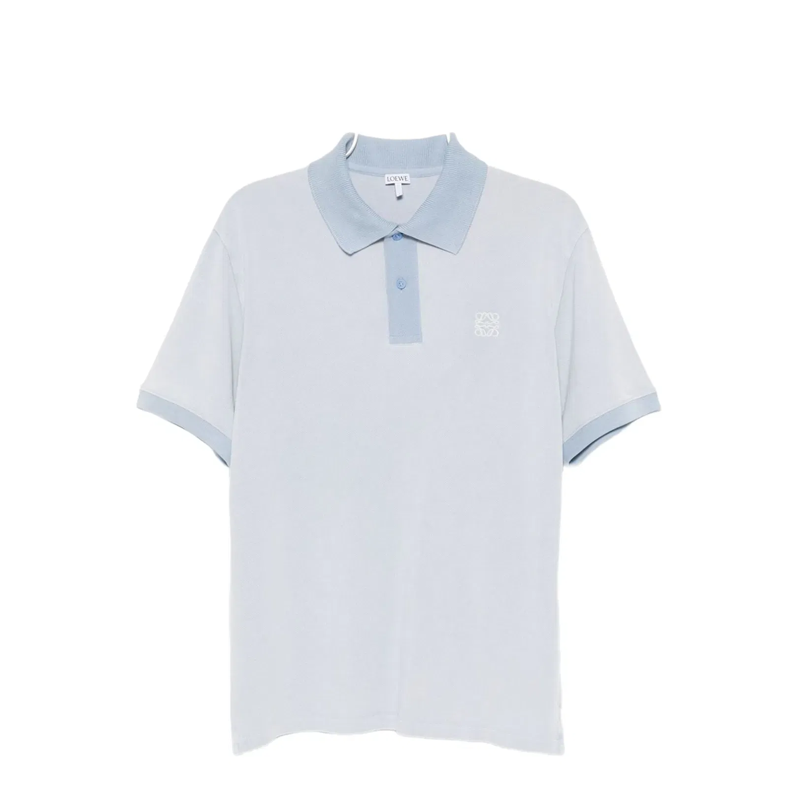 Polo in Cotton Blue