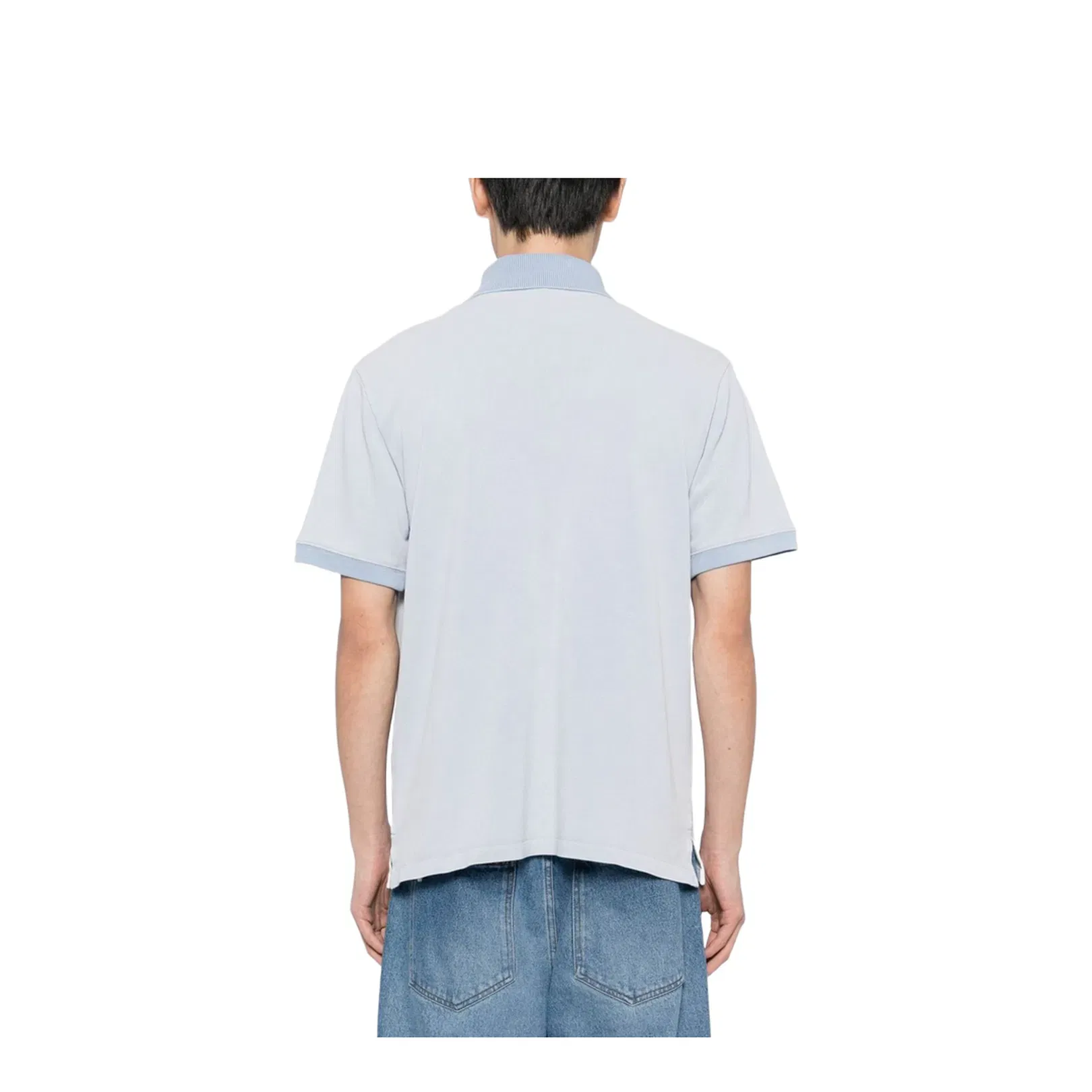Polo in Cotton Blue