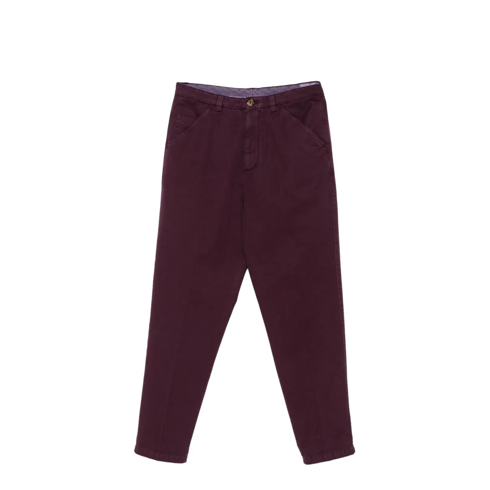 Cotton Trousers - Purple