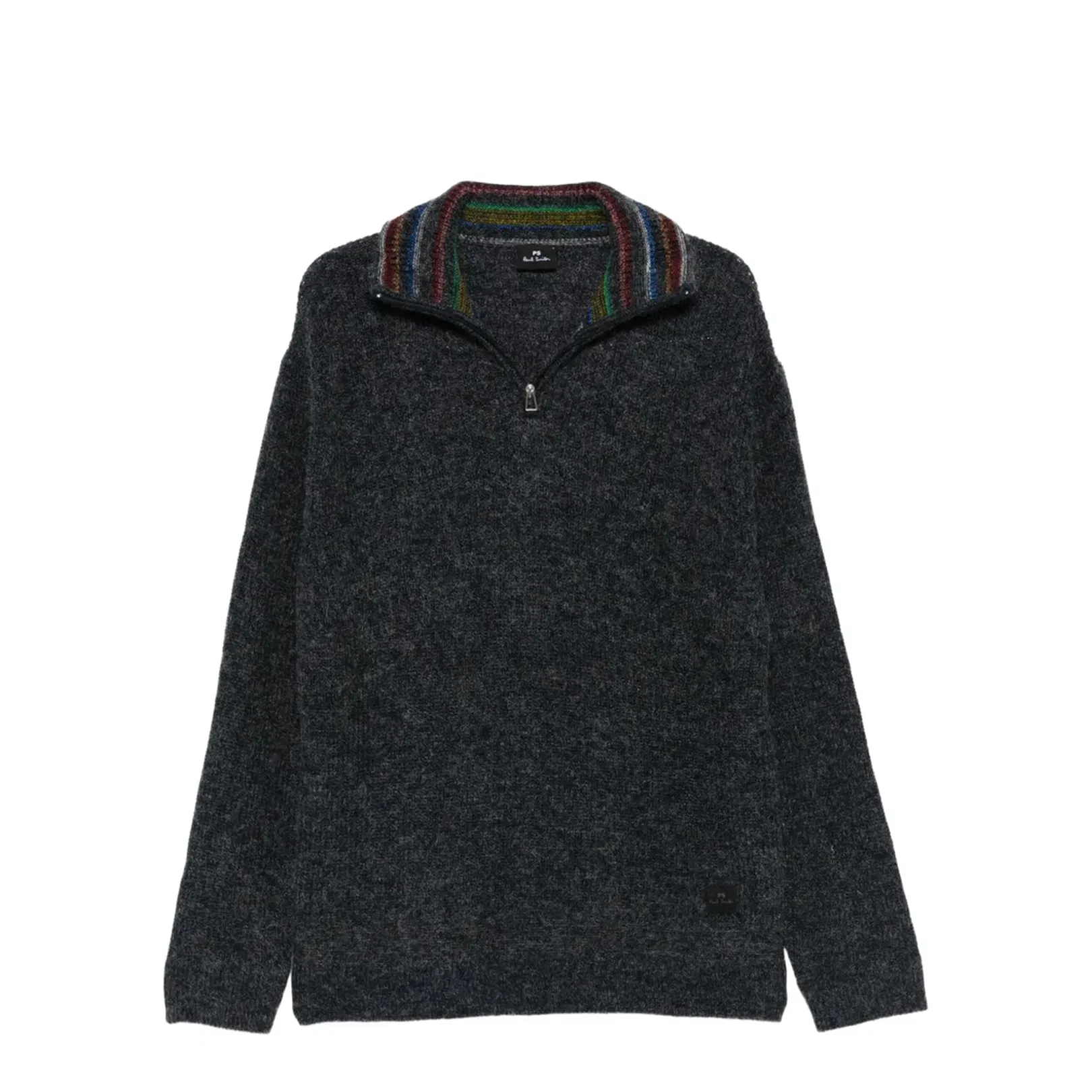 Zip-Up Turtleneck Sweater