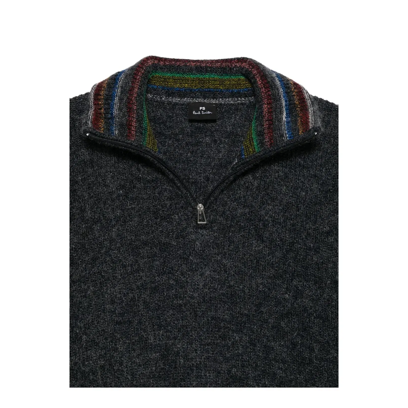 Zip-Up Turtleneck Sweater