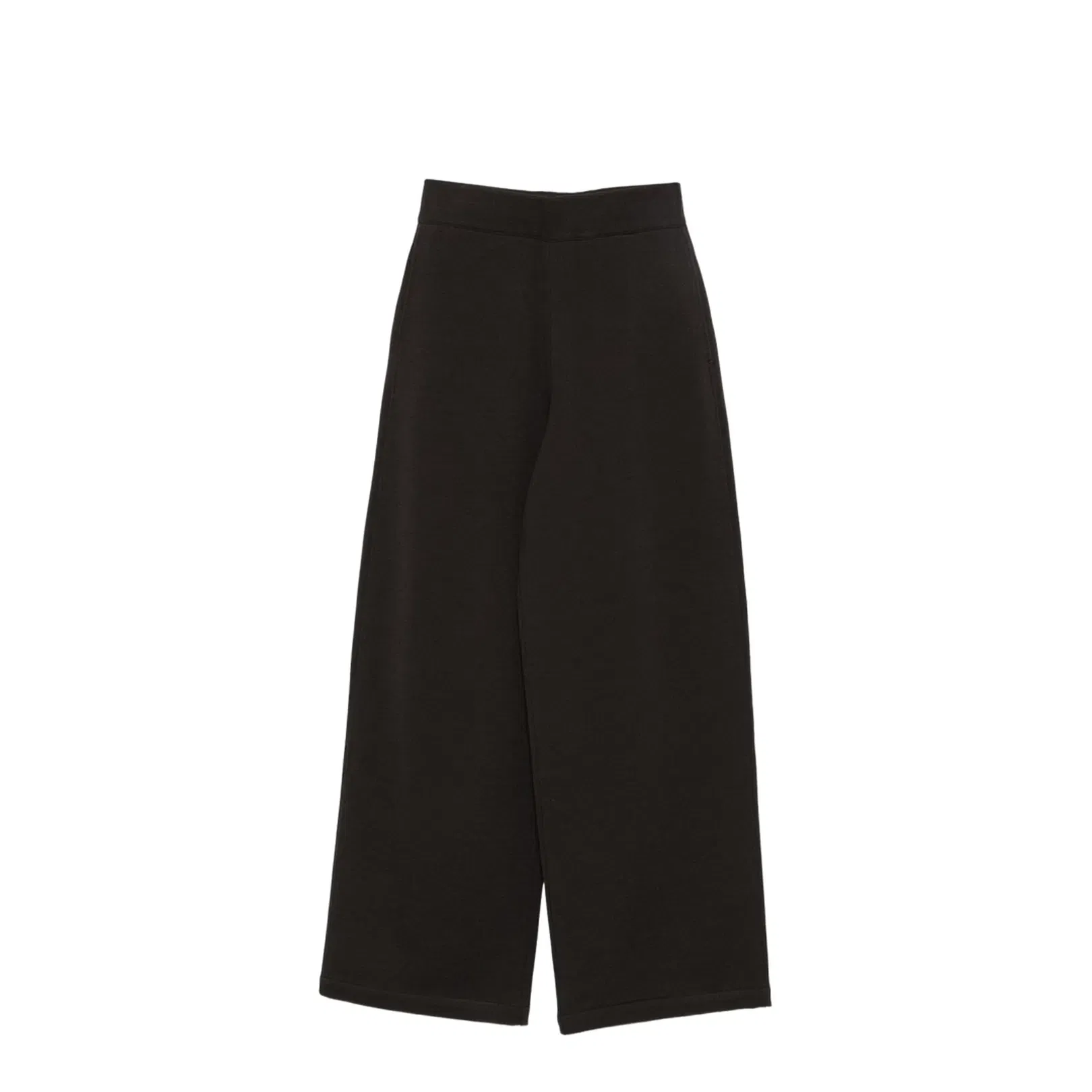 Dark Roast Wide Leg High Waist Trousers