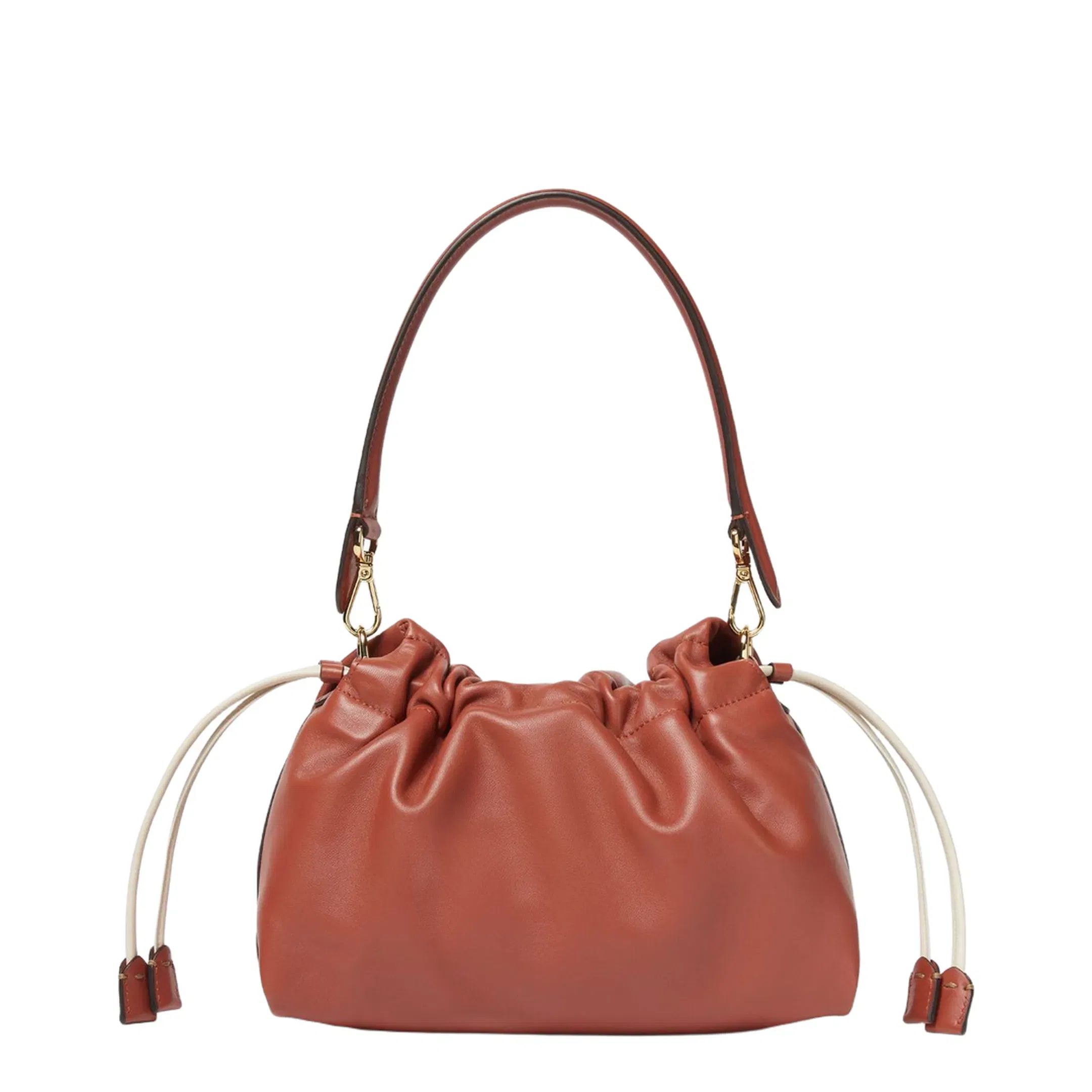 Mamma Baguette Medium Leather Shoulder Bag - Brown