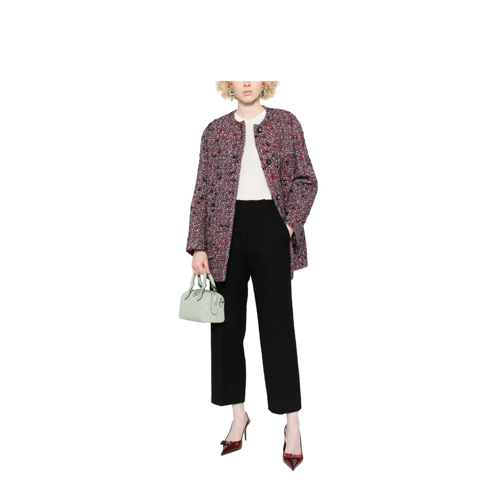 Wool Tweed Trousers