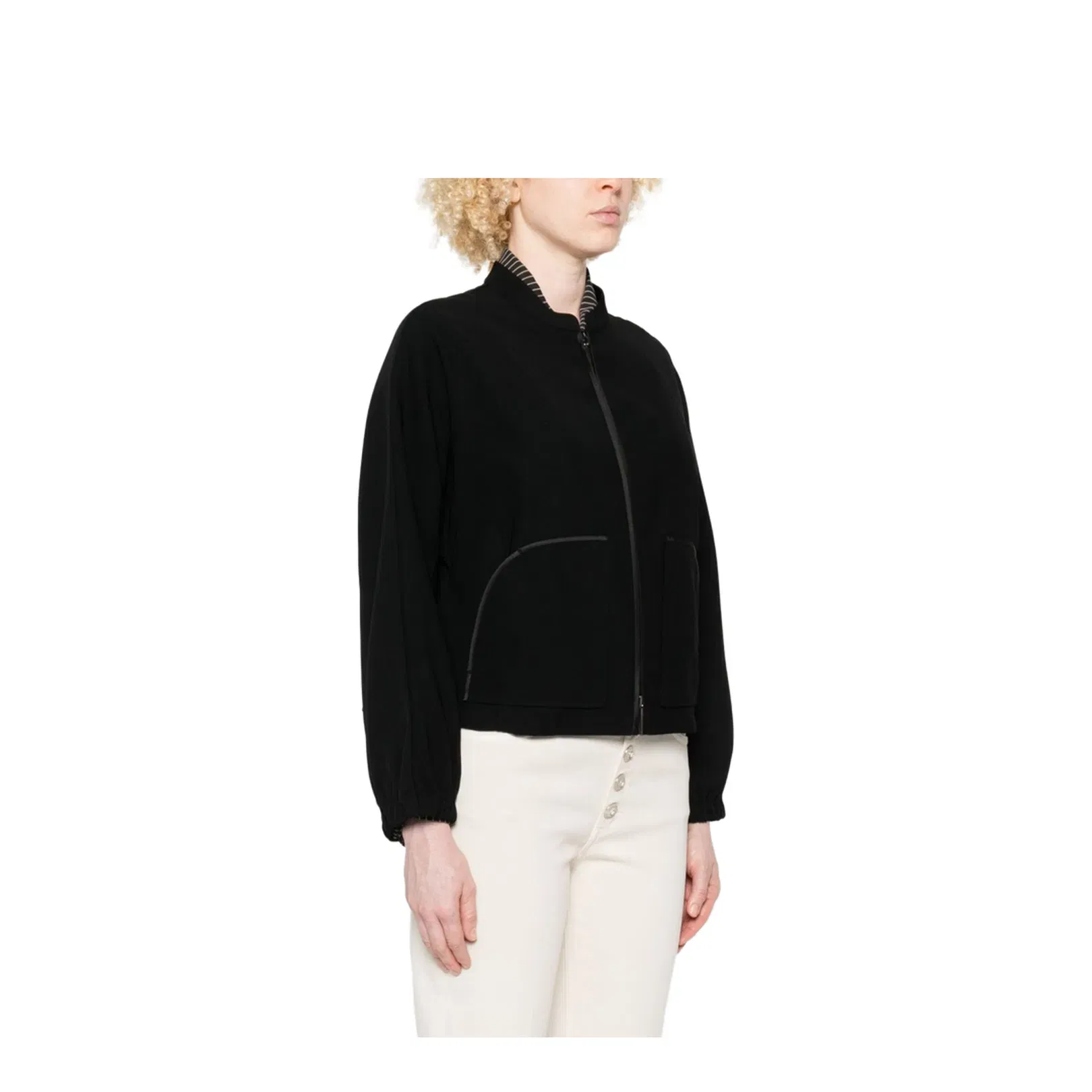 Technical Cady Blouson with Logo Embroidery