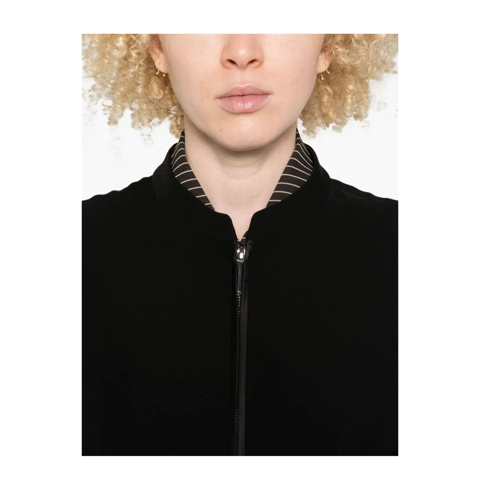 Technical Cady Blouson with Logo Embroidery