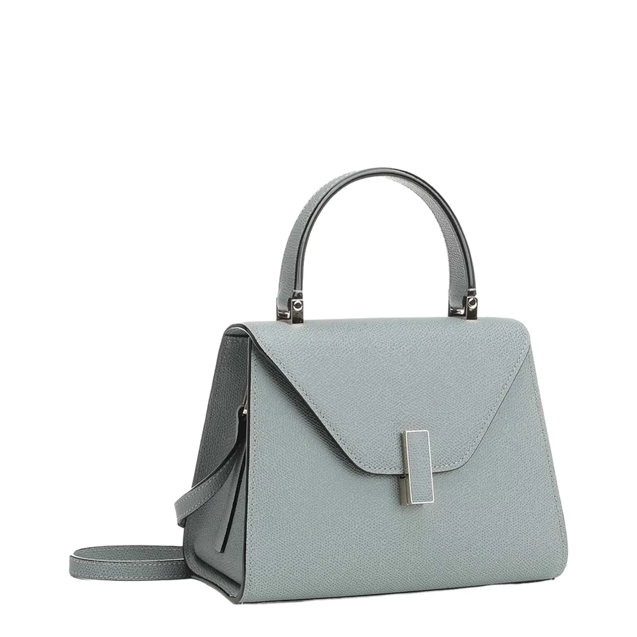 Iside Top Handle Mini Bag in Cerulean Blue