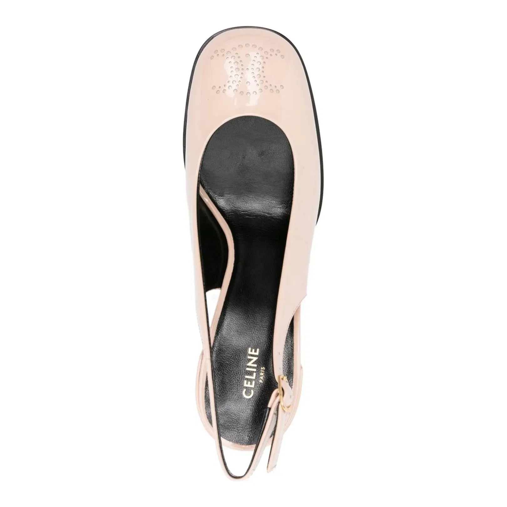 Lily Perforated Slingback in Patent