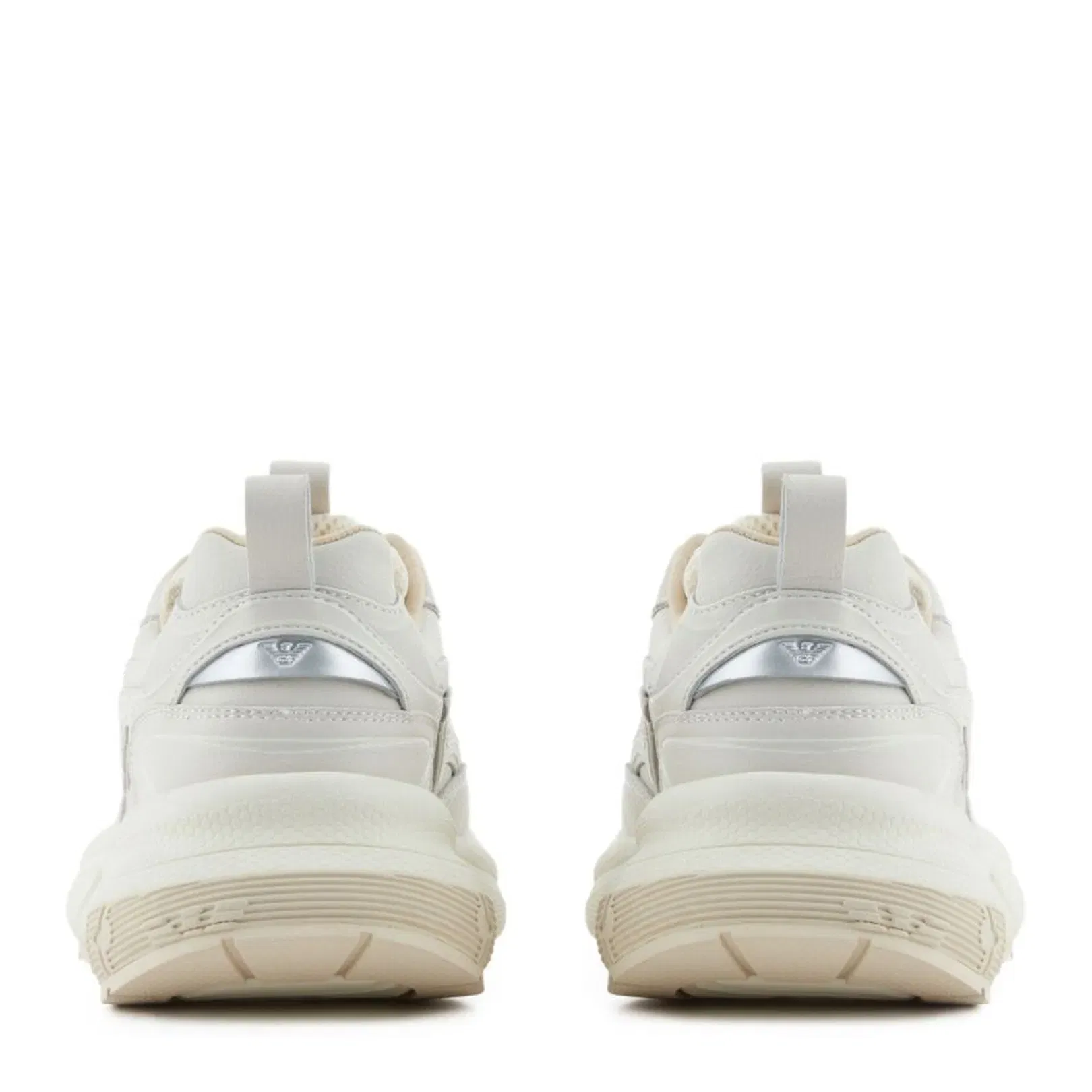 Leather Sneakers with Velvet Details