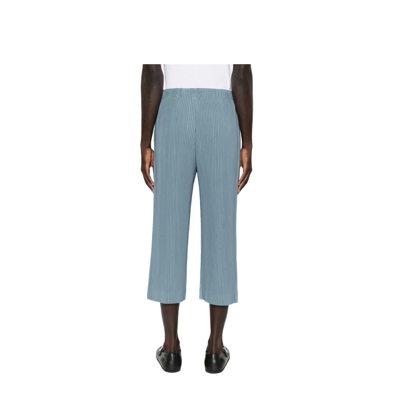 Pleated Design Cropped Pants