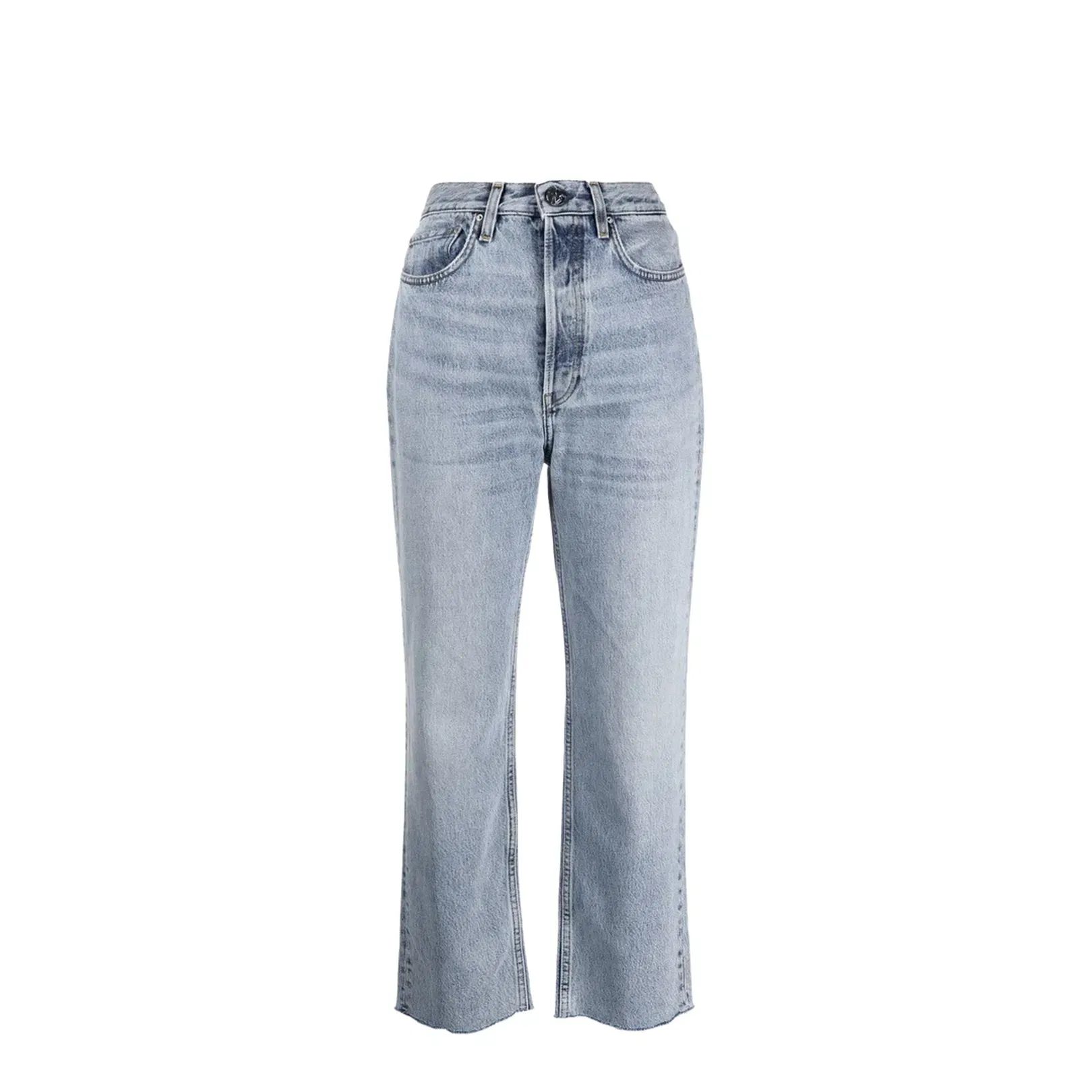 Classic-Cut Cropped Jeans