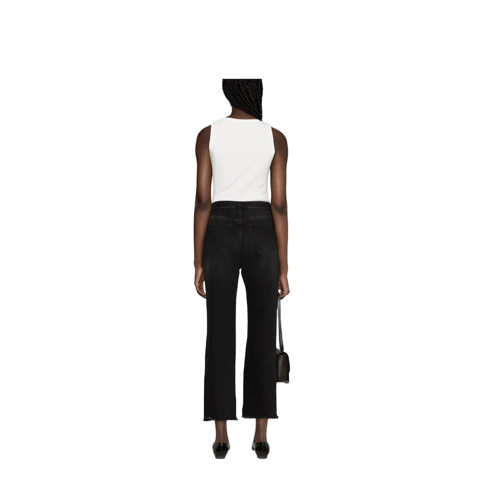 Denim Cropped Jeans