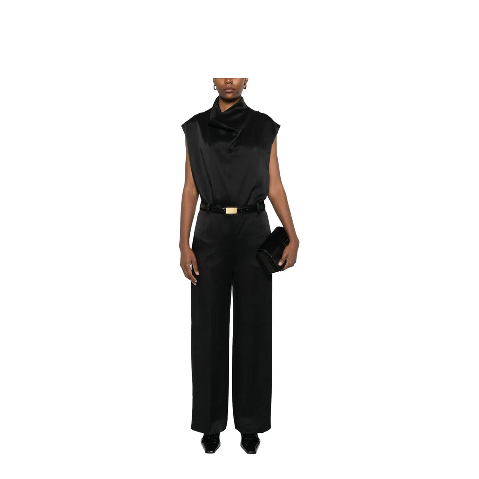 Cuff-slit Trousers