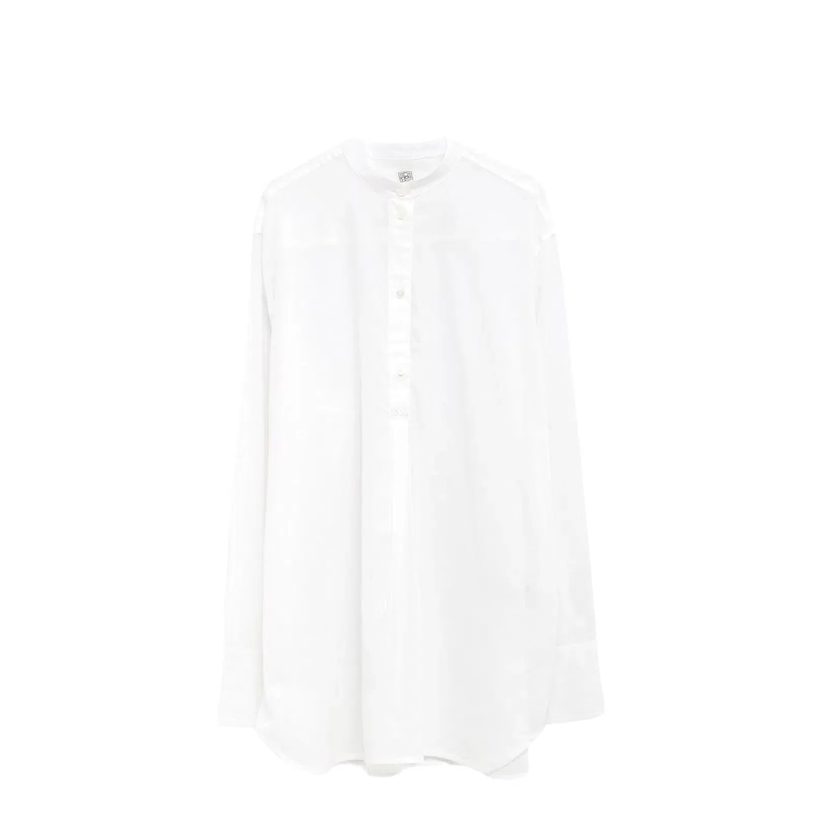 Long Sleeve Band Collar Shirt