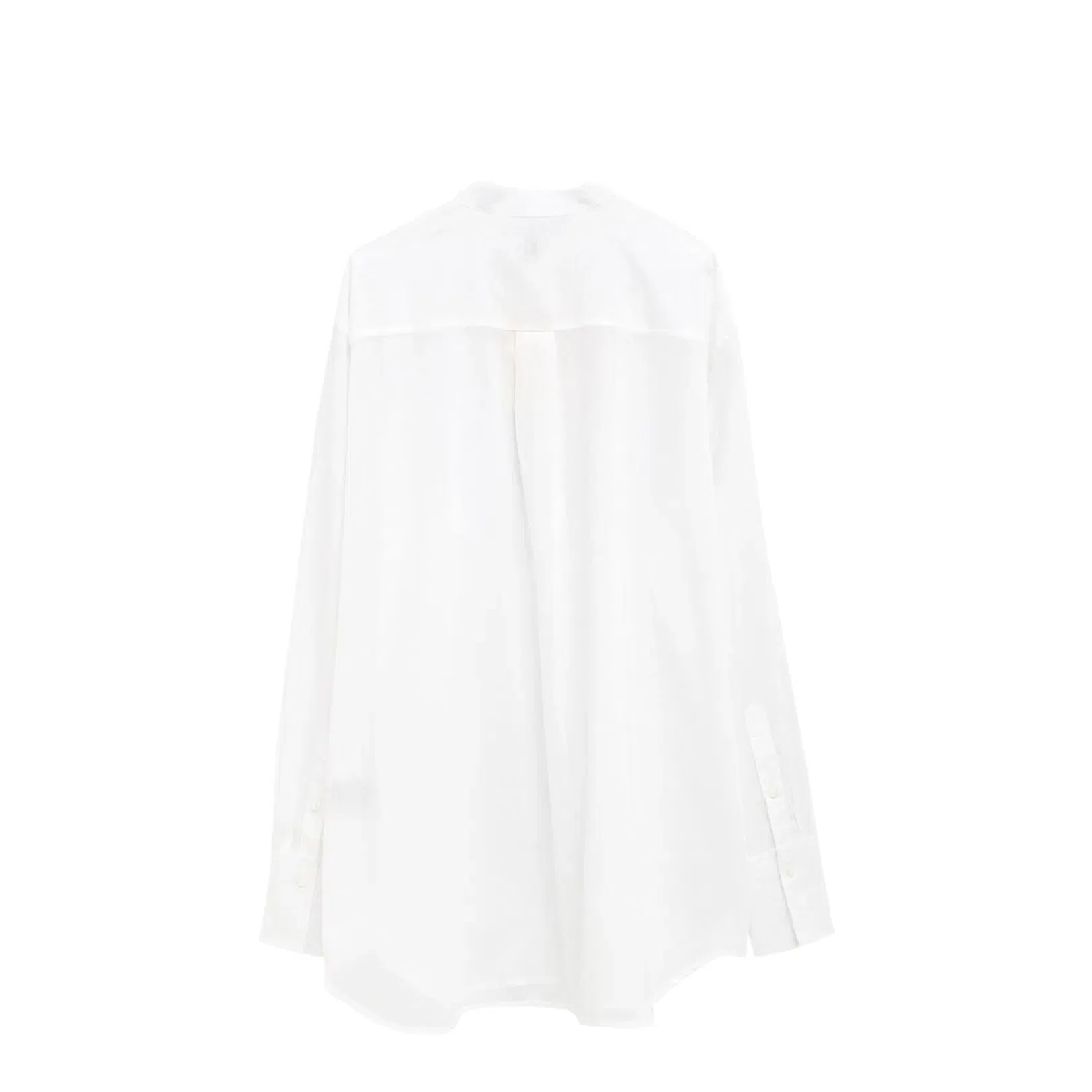 Long Sleeve Band Collar Shirt